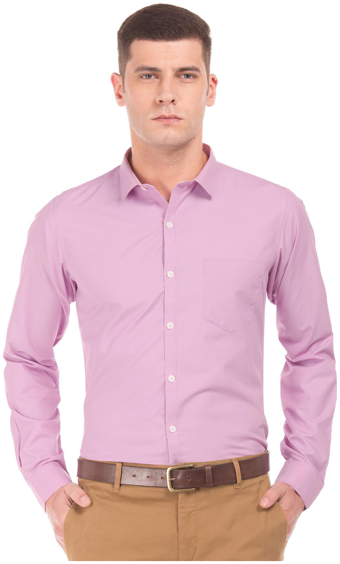 

Excalibur Men Slim fit Formal Shirt - Pink