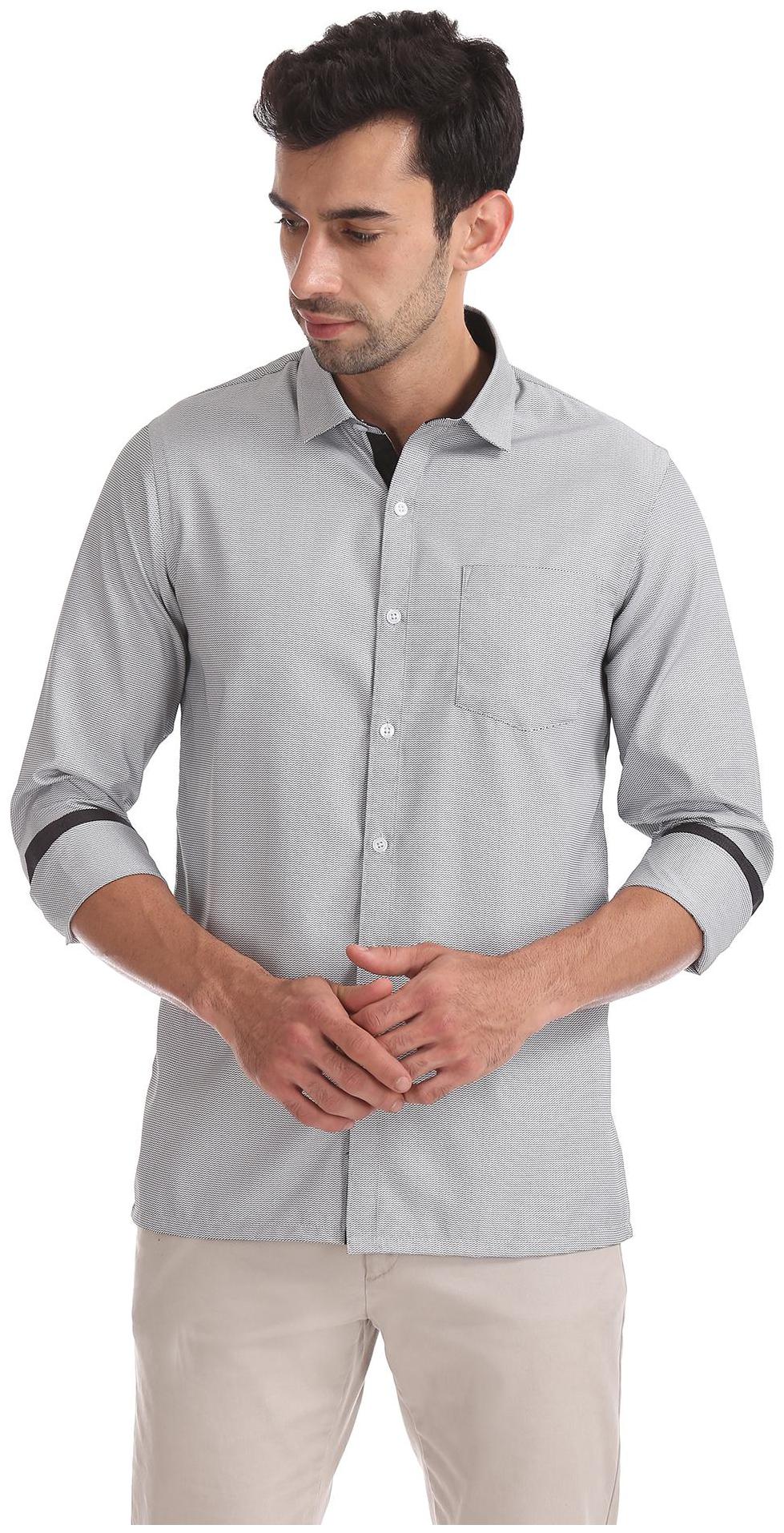 

Excalibur Men Regular fit Formal Shirt - Black