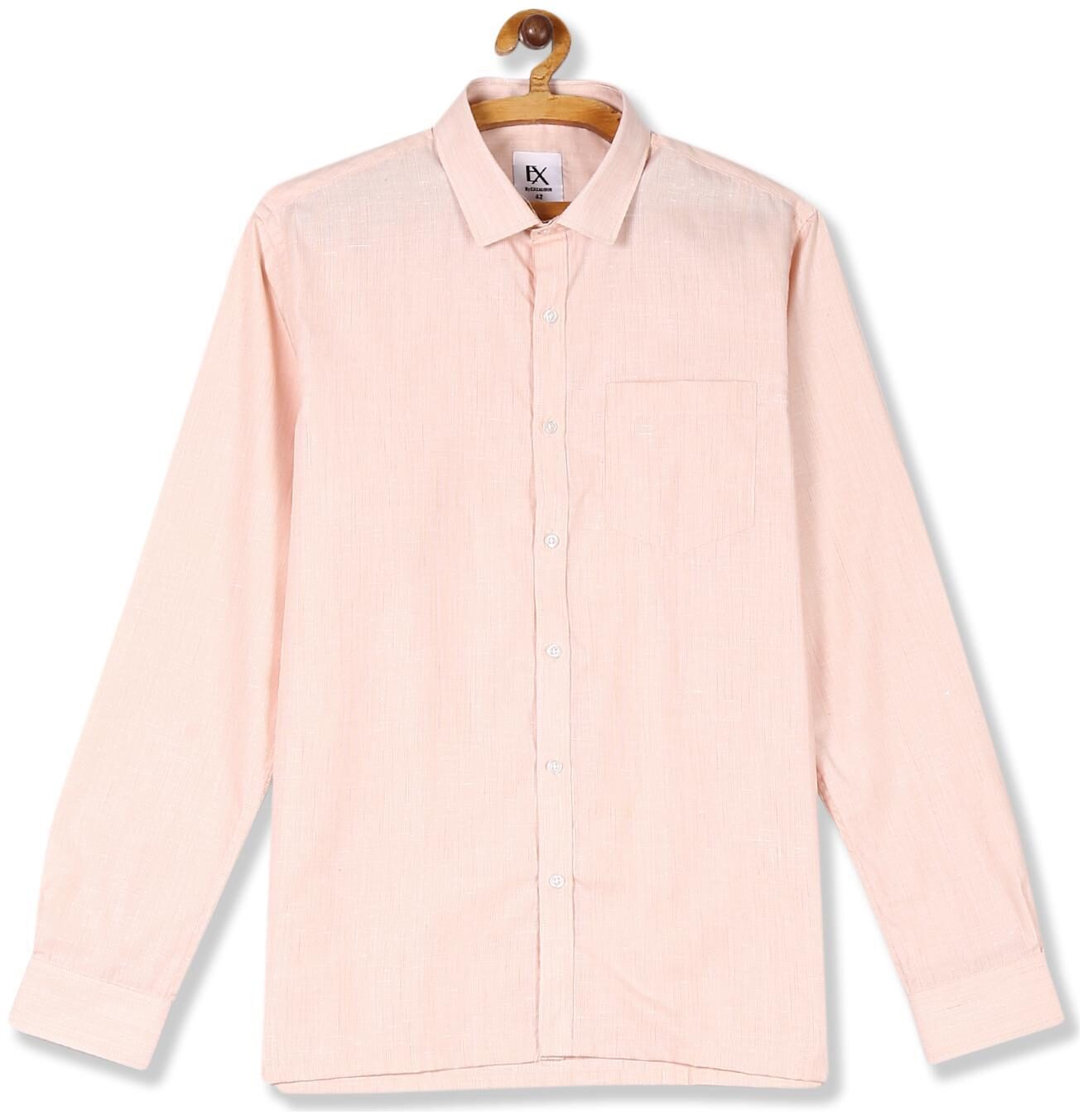 

Excalibur Men Regular fit Formal Shirt - Orange