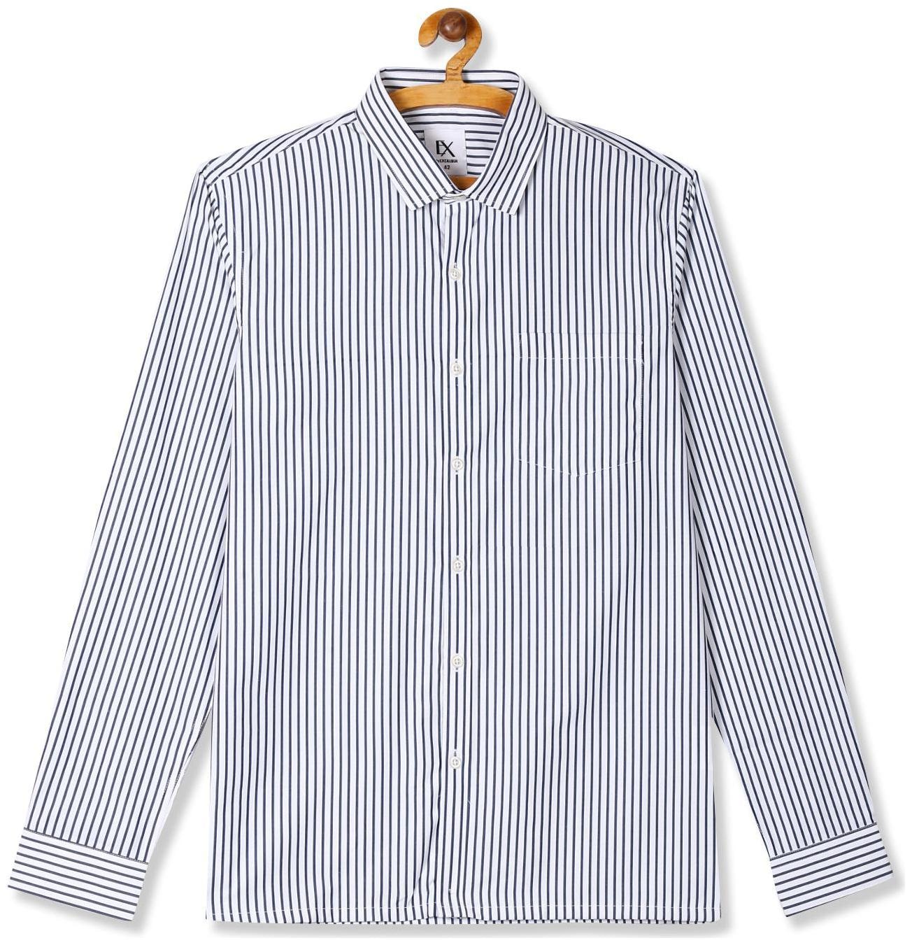 

Excalibur Men Regular fit Formal Shirt - White