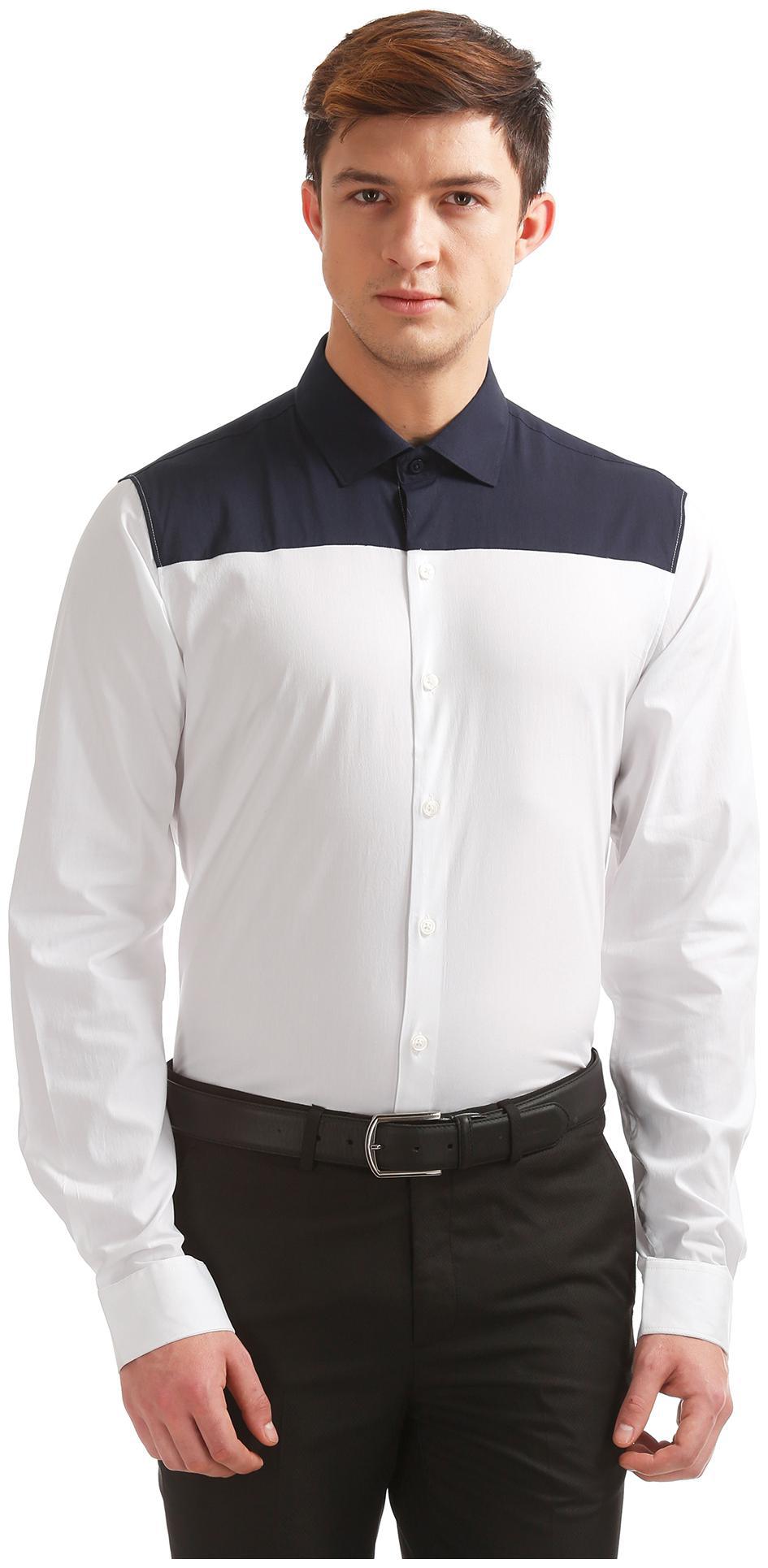 

Excalibur Men Super slim fit Formal Shirt - White