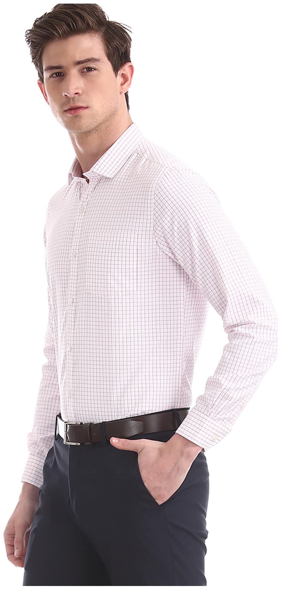 

Excalibur Men Regular fit Formal Shirt - White