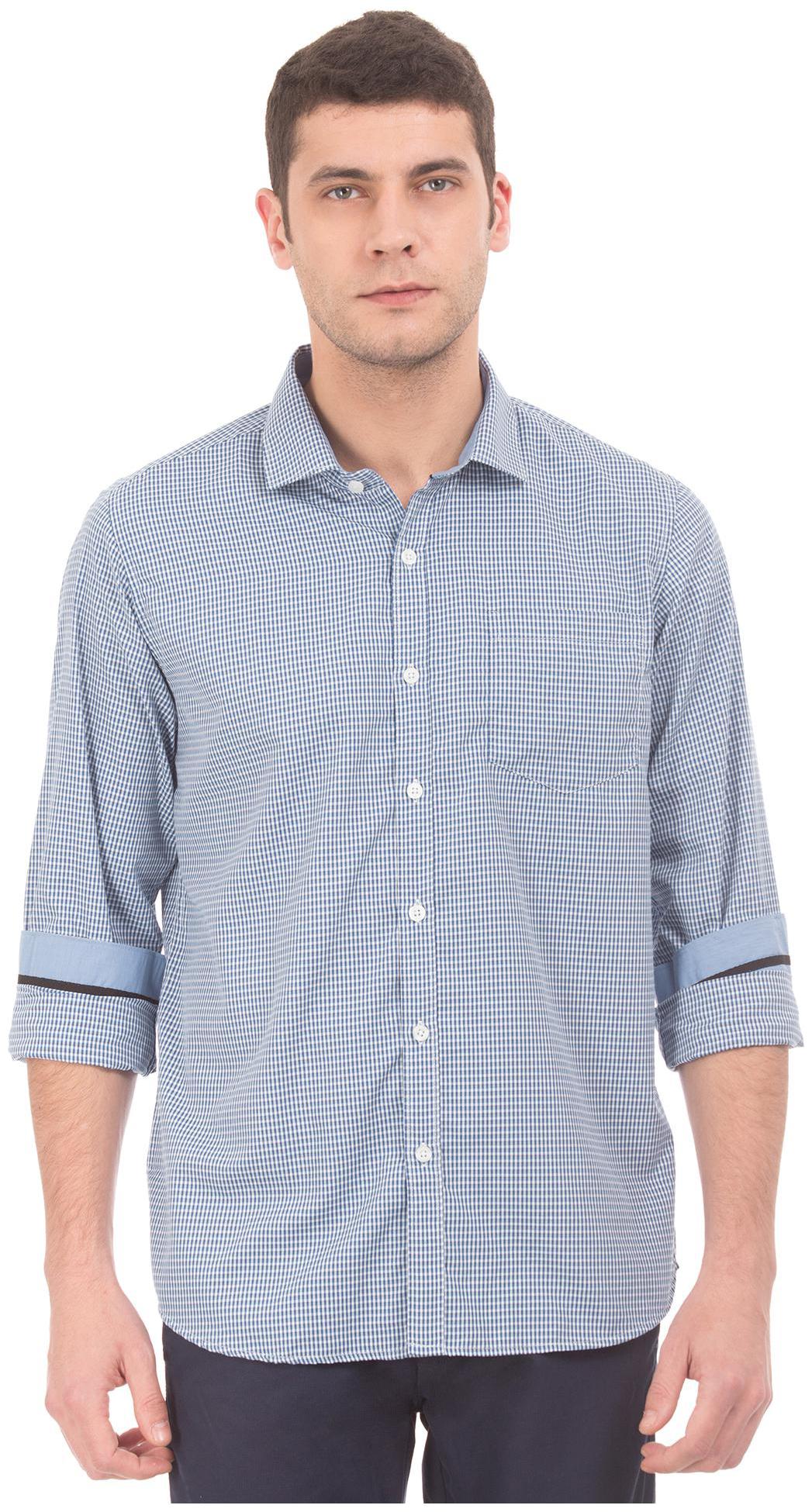 

Excalibur Men Slim fit Formal Shirt - Blue