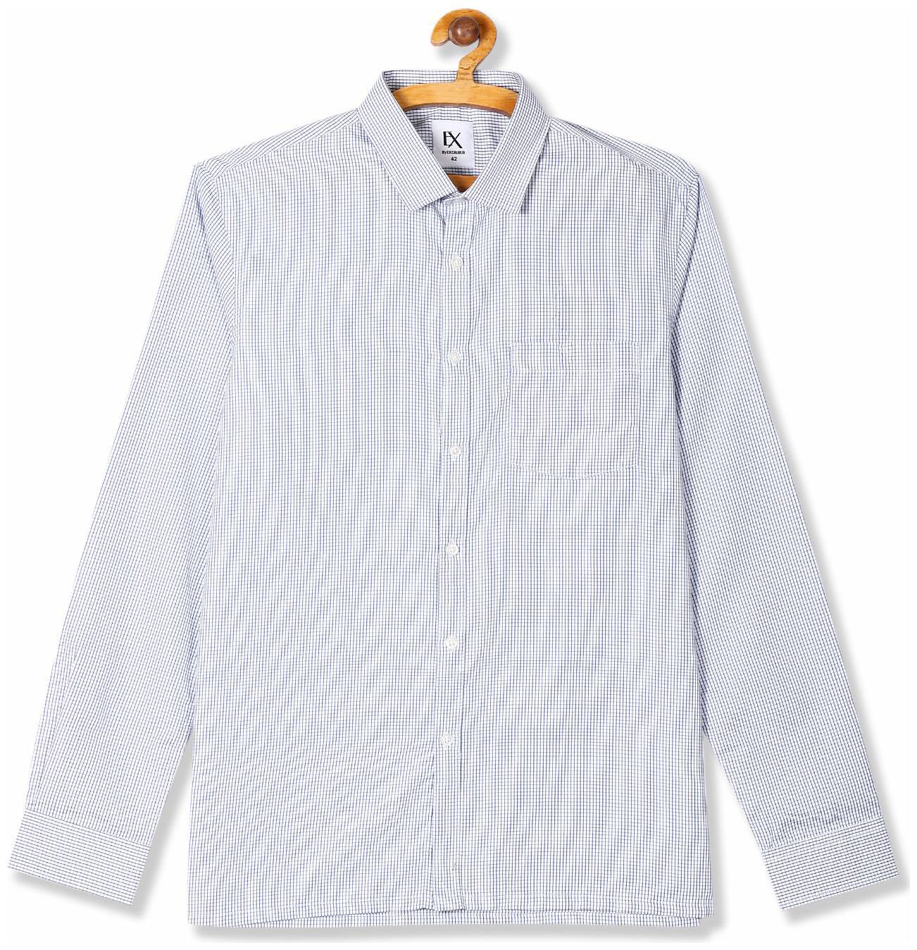

Excalibur Men Regular fit Formal Shirt - Blue