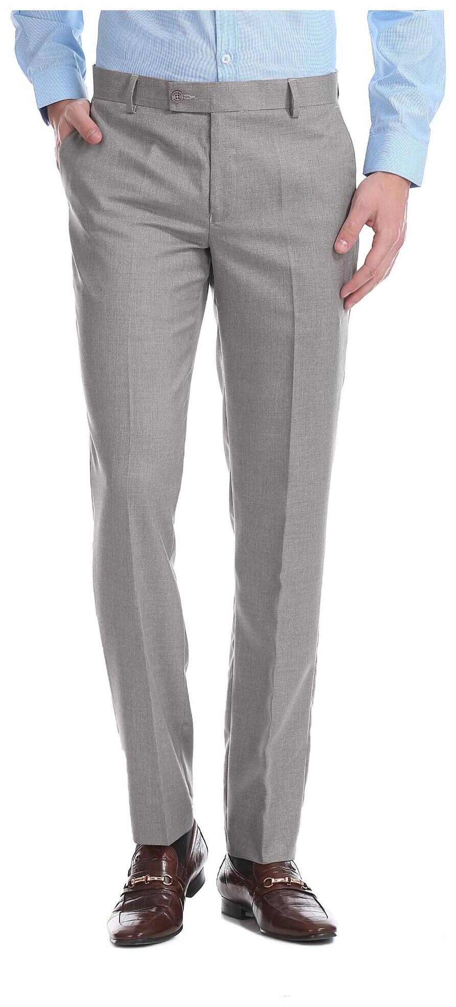 

Excalibur Men Solid Slim Fit Formal Trouser - Beige