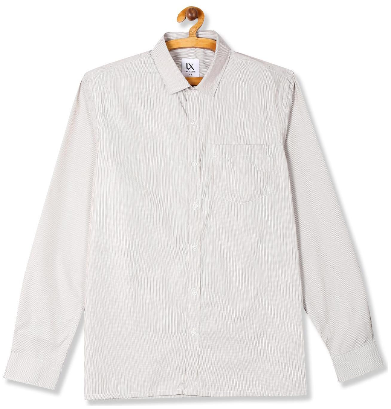 

Excalibur Men Regular fit Formal Shirt - Beige