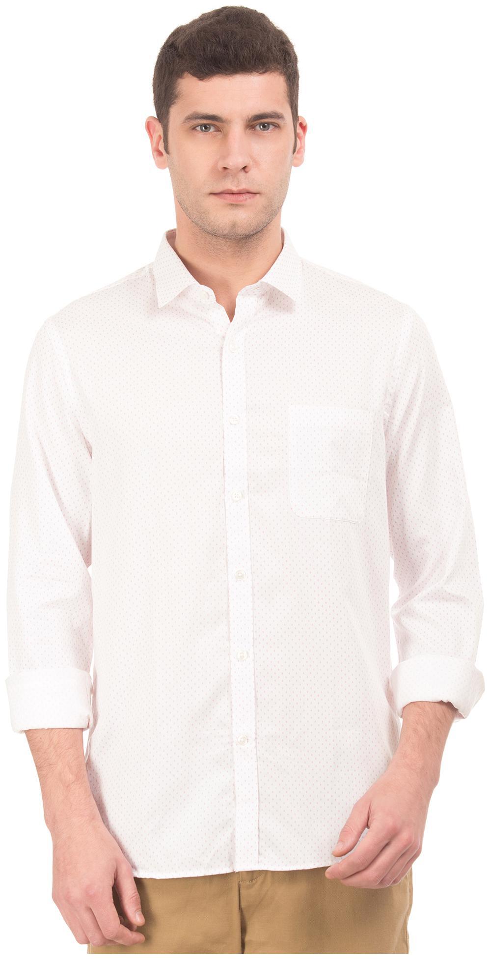 

Excalibur Men Super slim fit Formal Shirt - White