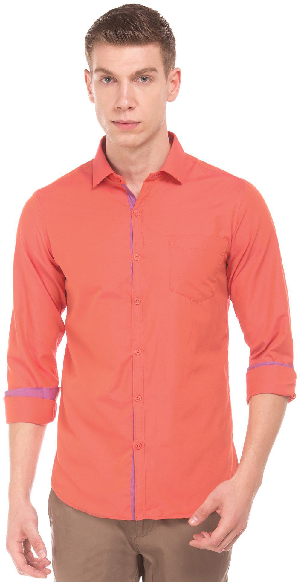 

Excalibur Men Slim fit Formal Shirt - Red