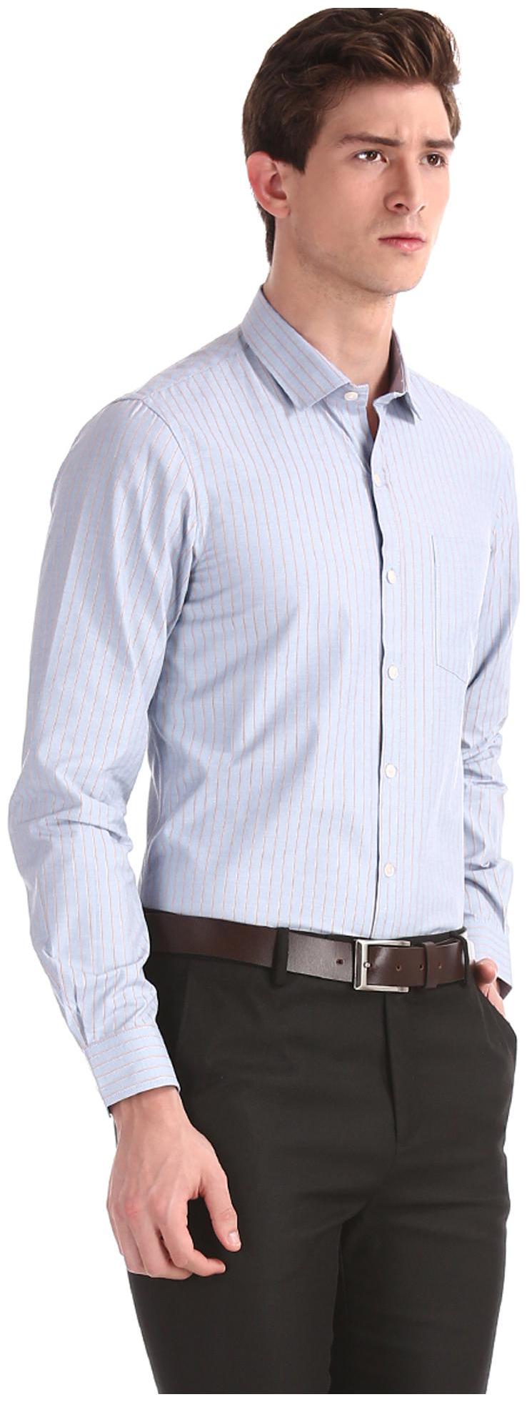 

Excalibur Men Regular fit Formal Shirt - Blue