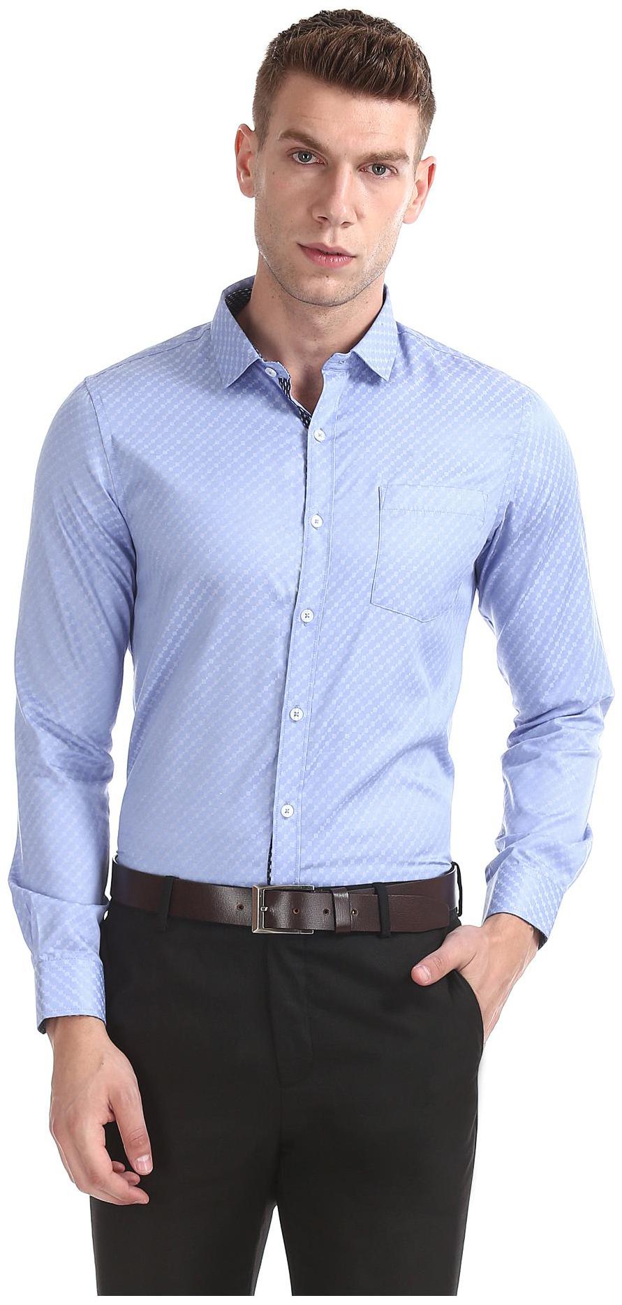 

Excalibur Men Regular fit Formal Shirt - Blue