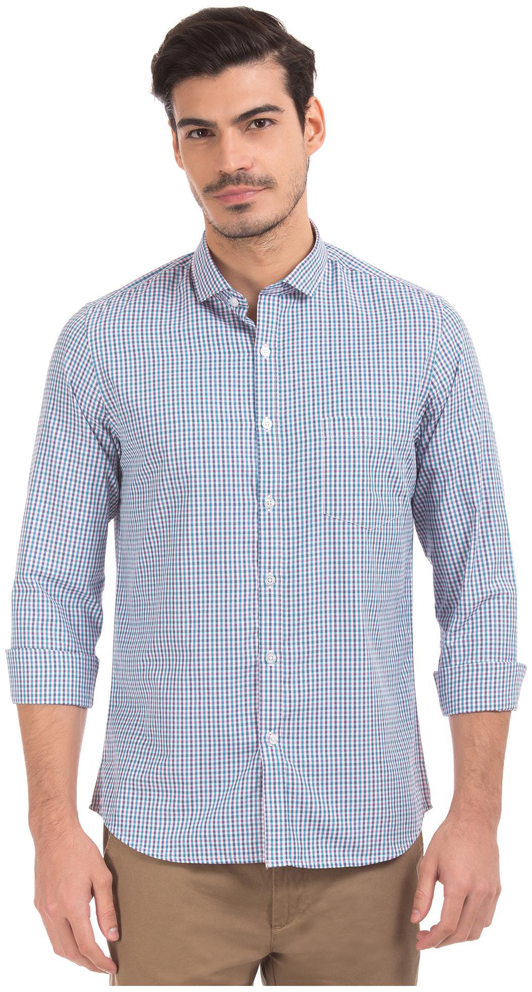 

Excalibur Men Slim fit Formal Shirt - Blue