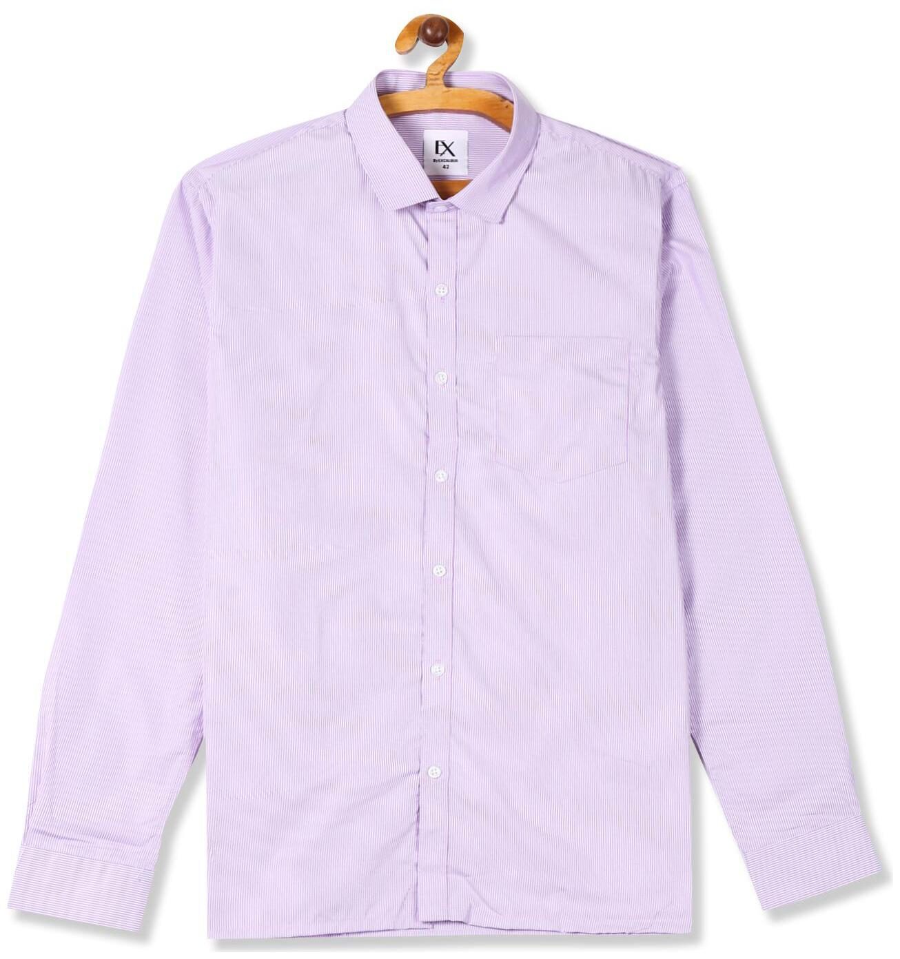 

Excalibur Men Regular fit Formal Shirt - Purple