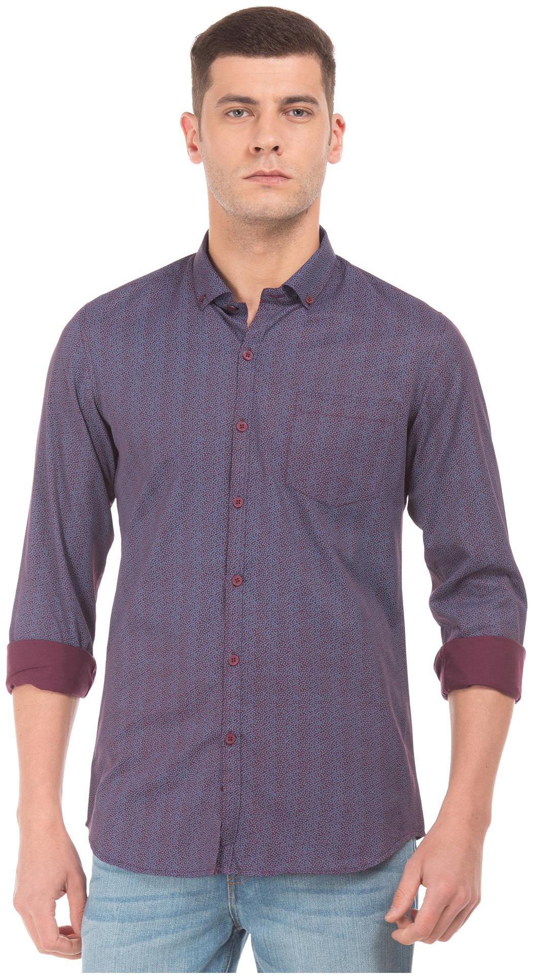 

Excalibur Men Super slim fit Formal Shirt - Blue