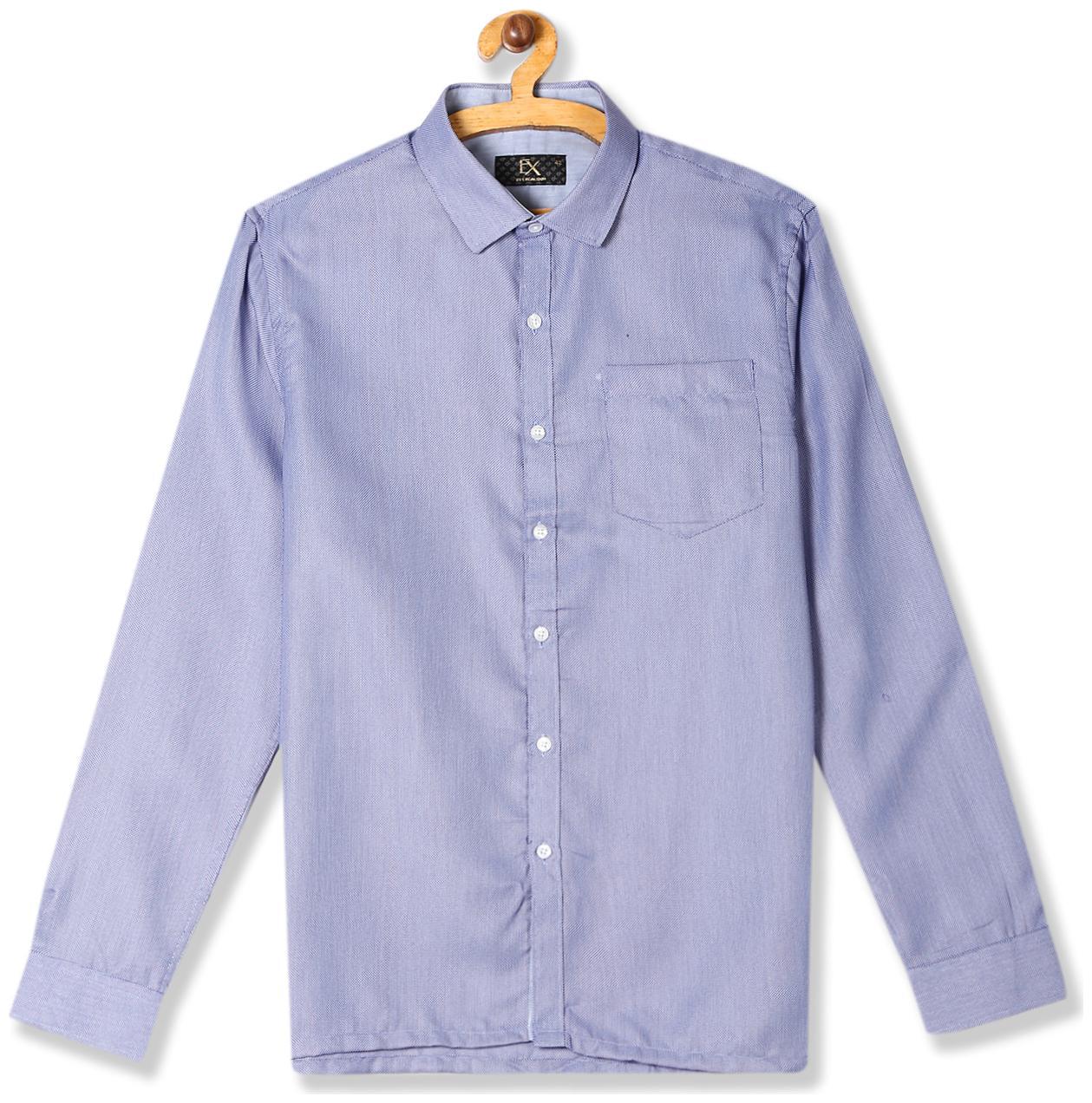 

Excalibur Men Regular fit Formal Shirt - Blue