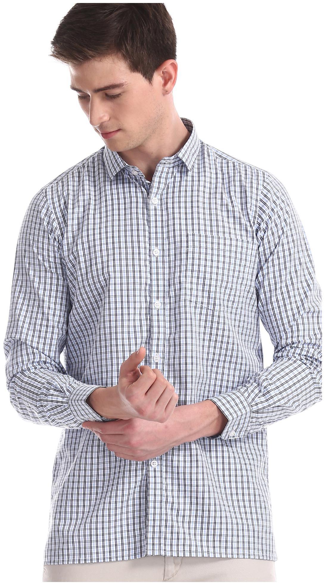 

Excalibur Men Regular fit Formal Shirt - Blue
