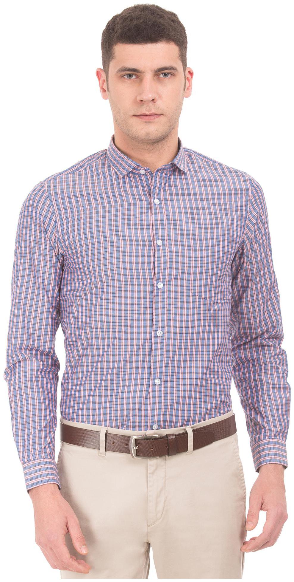 

Excalibur Men Slim fit Formal Shirt - Blue