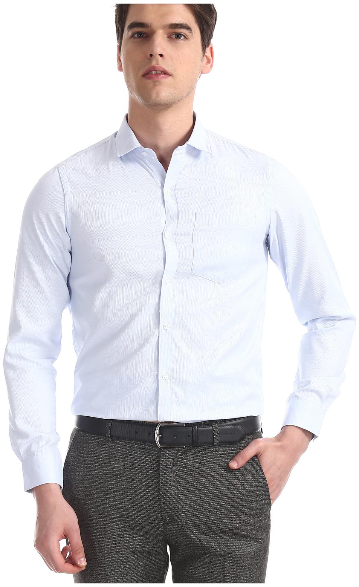 

Excalibur Men Regular fit Formal Shirt - Blue