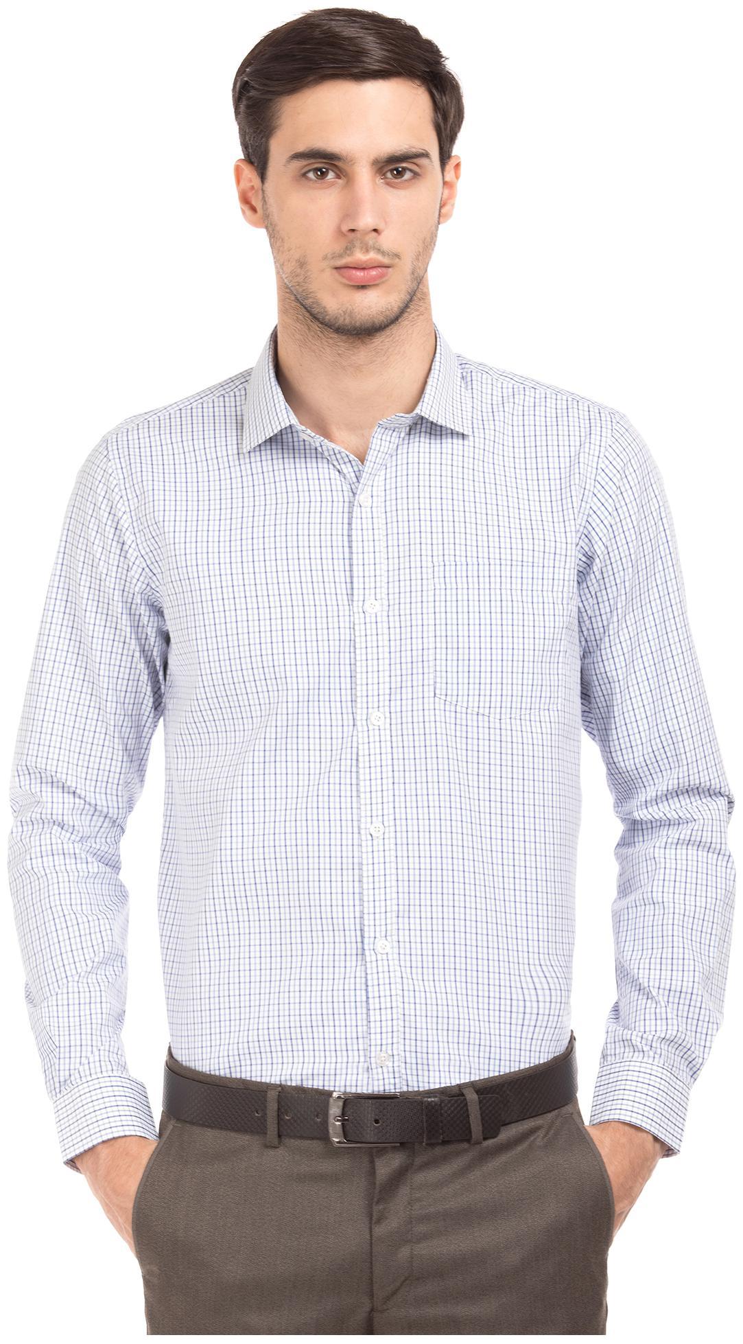 

Excalibur Men Slim fit Formal Shirt - Blue