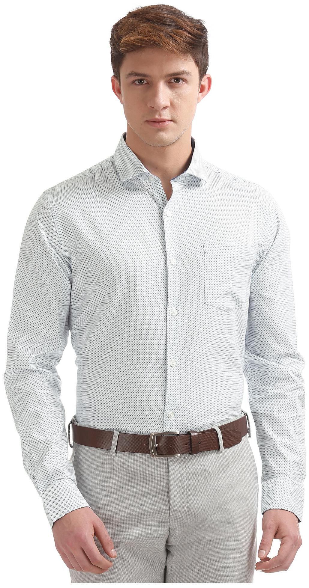 

Excalibur Men Regular fit Formal Shirt - White