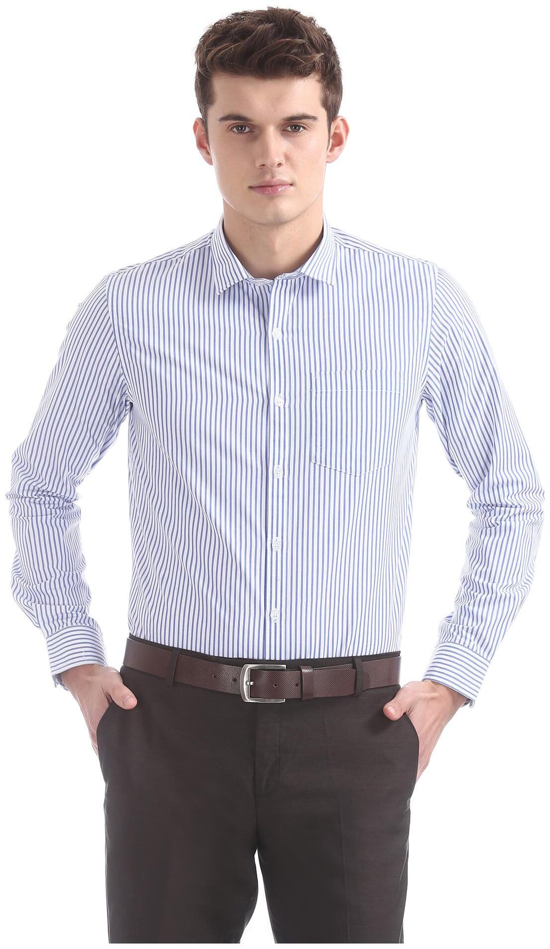 

Excalibur Men Regular fit Formal Shirt - Blue