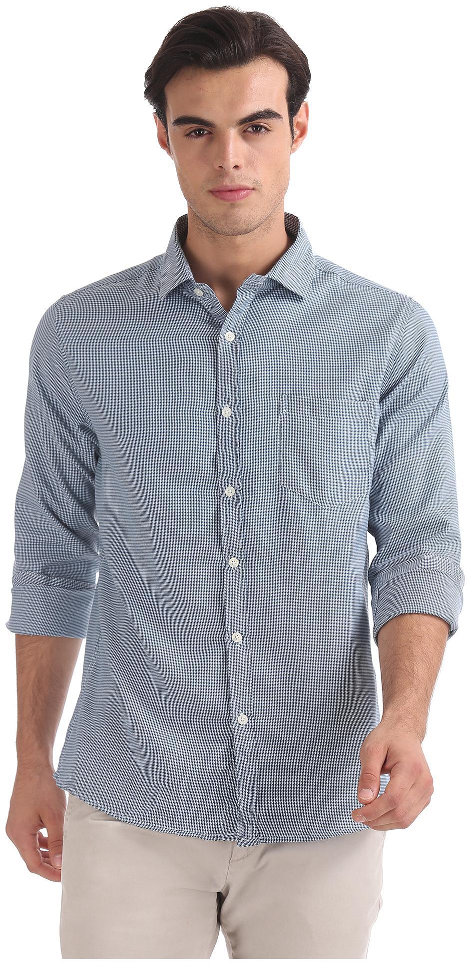 

Excalibur Men Regular fit Formal Shirt - Blue