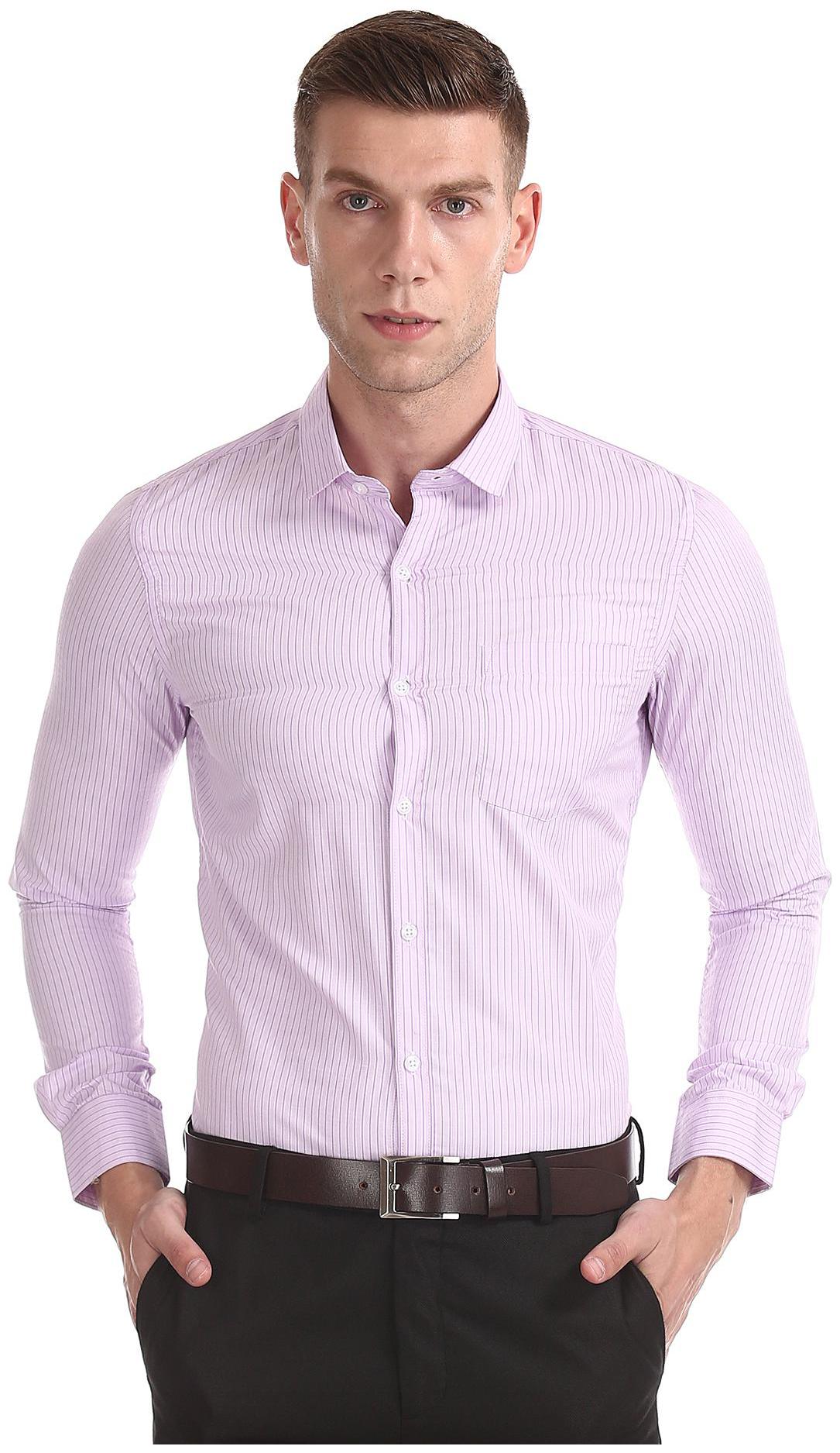 

Excalibur Men Regular fit Formal Shirt - Purple