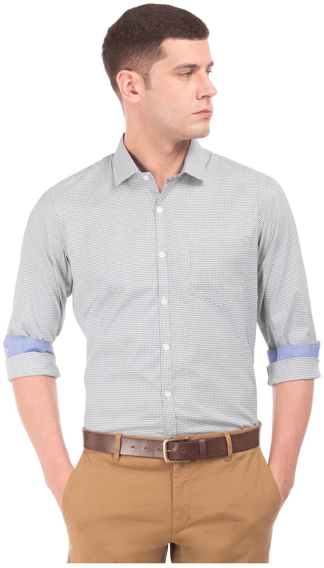 

Excalibur Men Slim fit Formal Shirt - Black