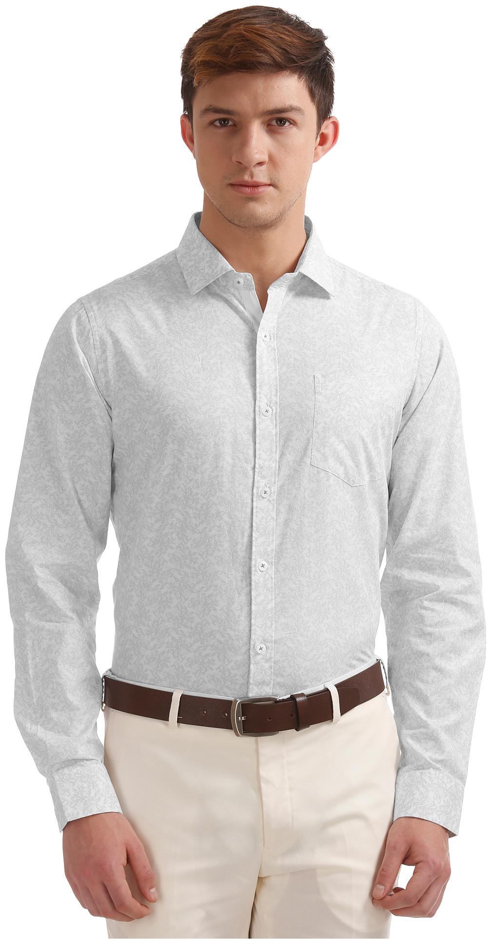 

Excalibur Men Slim fit Formal Shirt - White