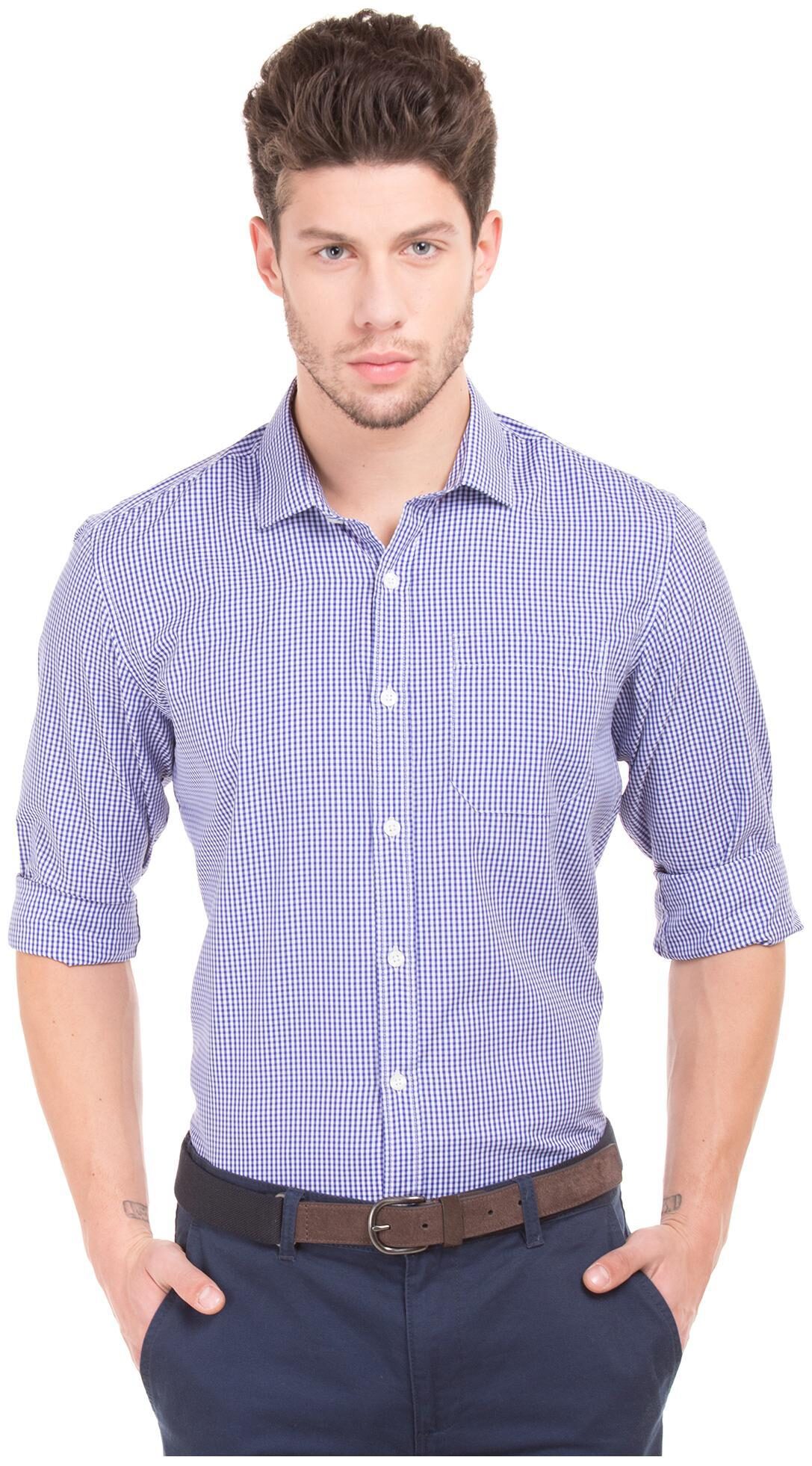 

Excalibur Men Regular fit Formal Shirt - Blue
