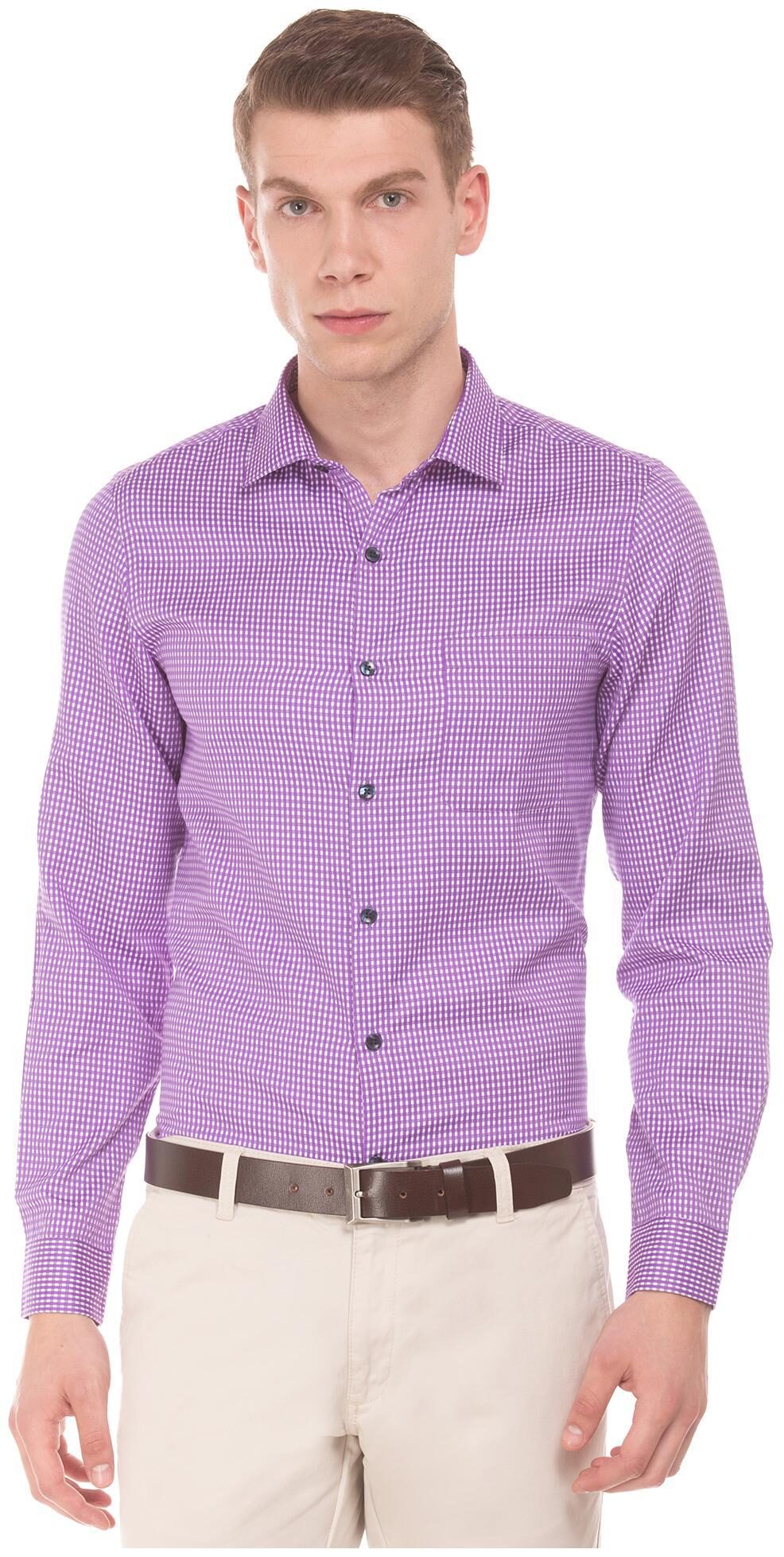 

Excalibur Men Slim fit Formal Shirt - Purple