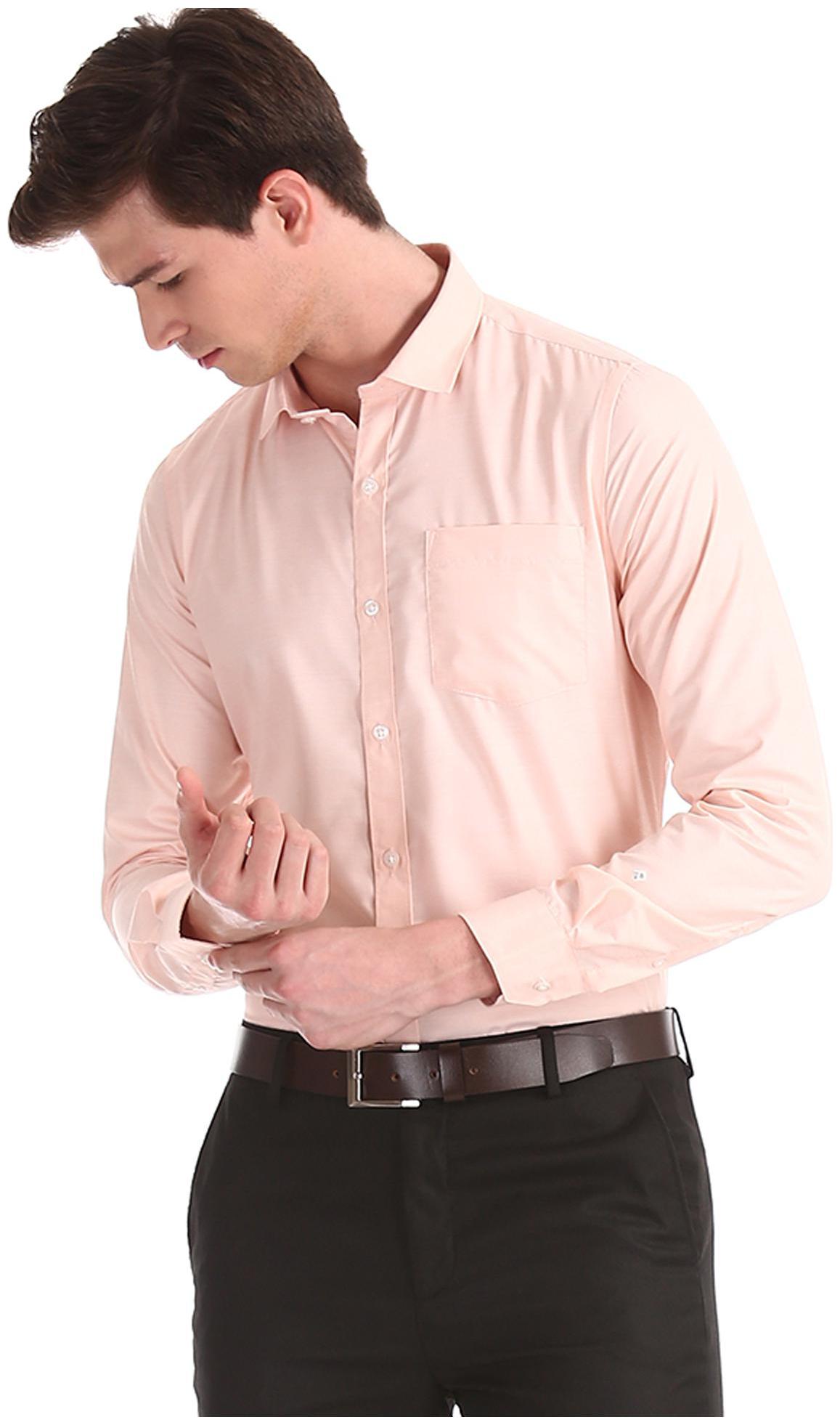 

Excalibur Men Regular fit Formal Shirt - Orange
