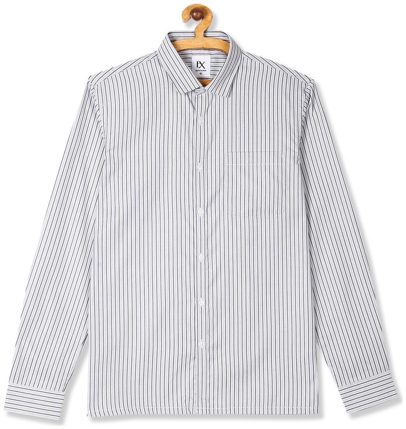 

Excalibur Men Regular fit Formal Shirt - Grey