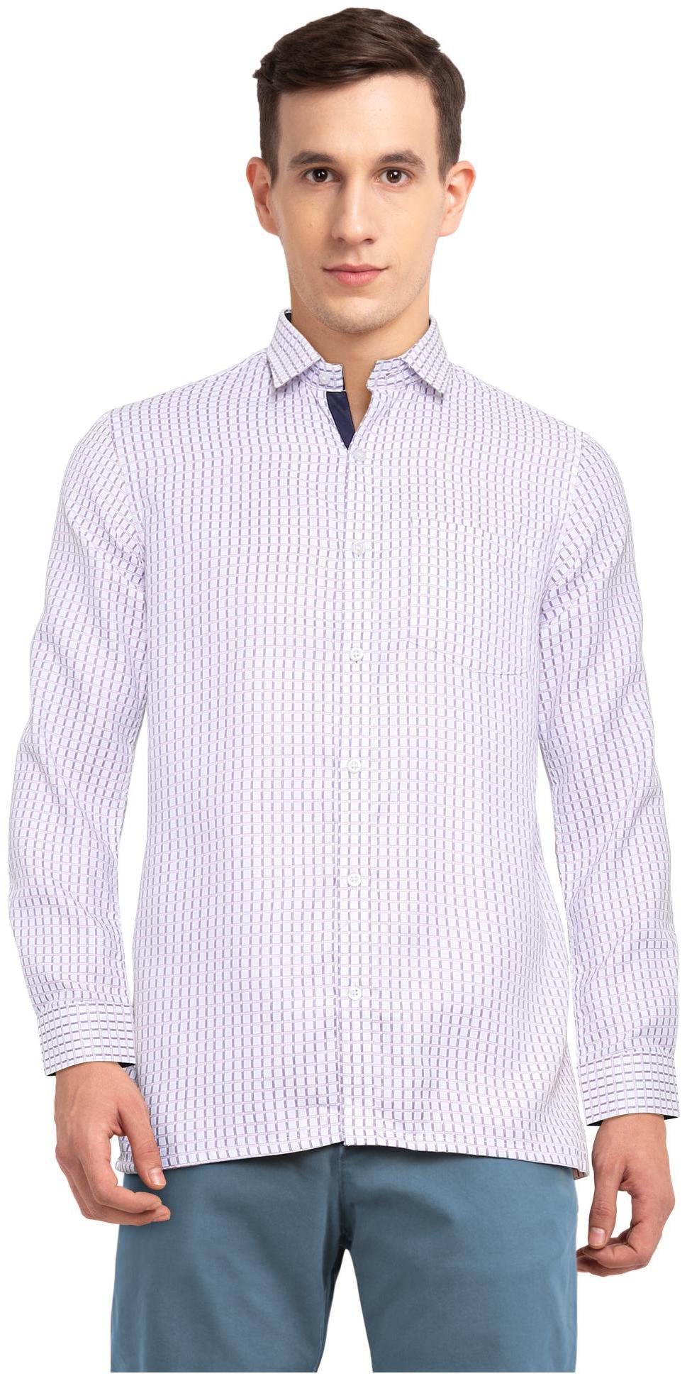 

Excalibur Men Regular fit Formal Shirt - White