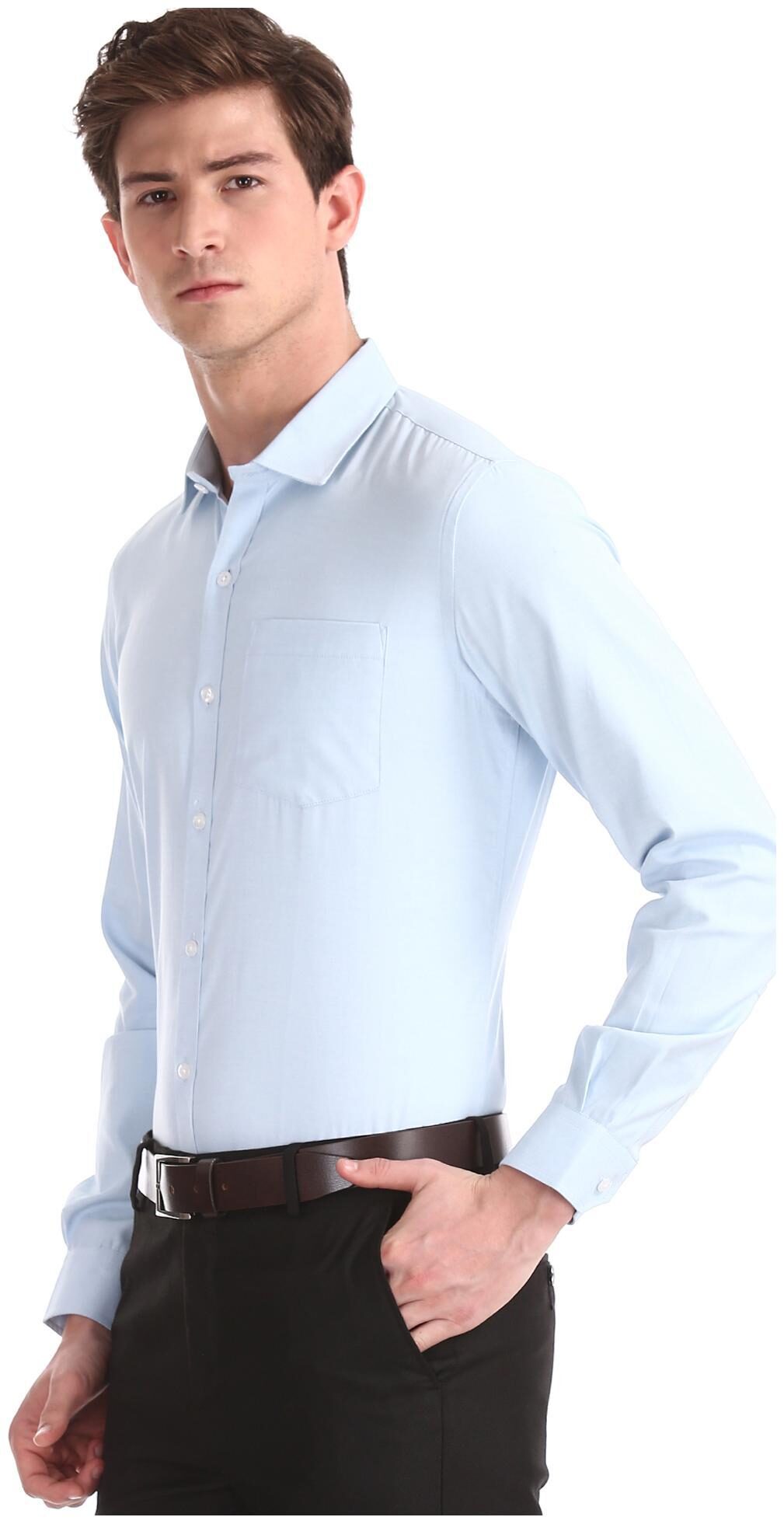 

Excalibur Men Regular fit Formal Shirt - Blue