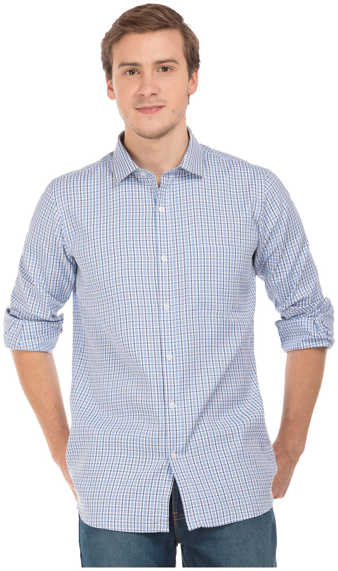 

Excalibur Men Slim fit Formal Shirt - Blue