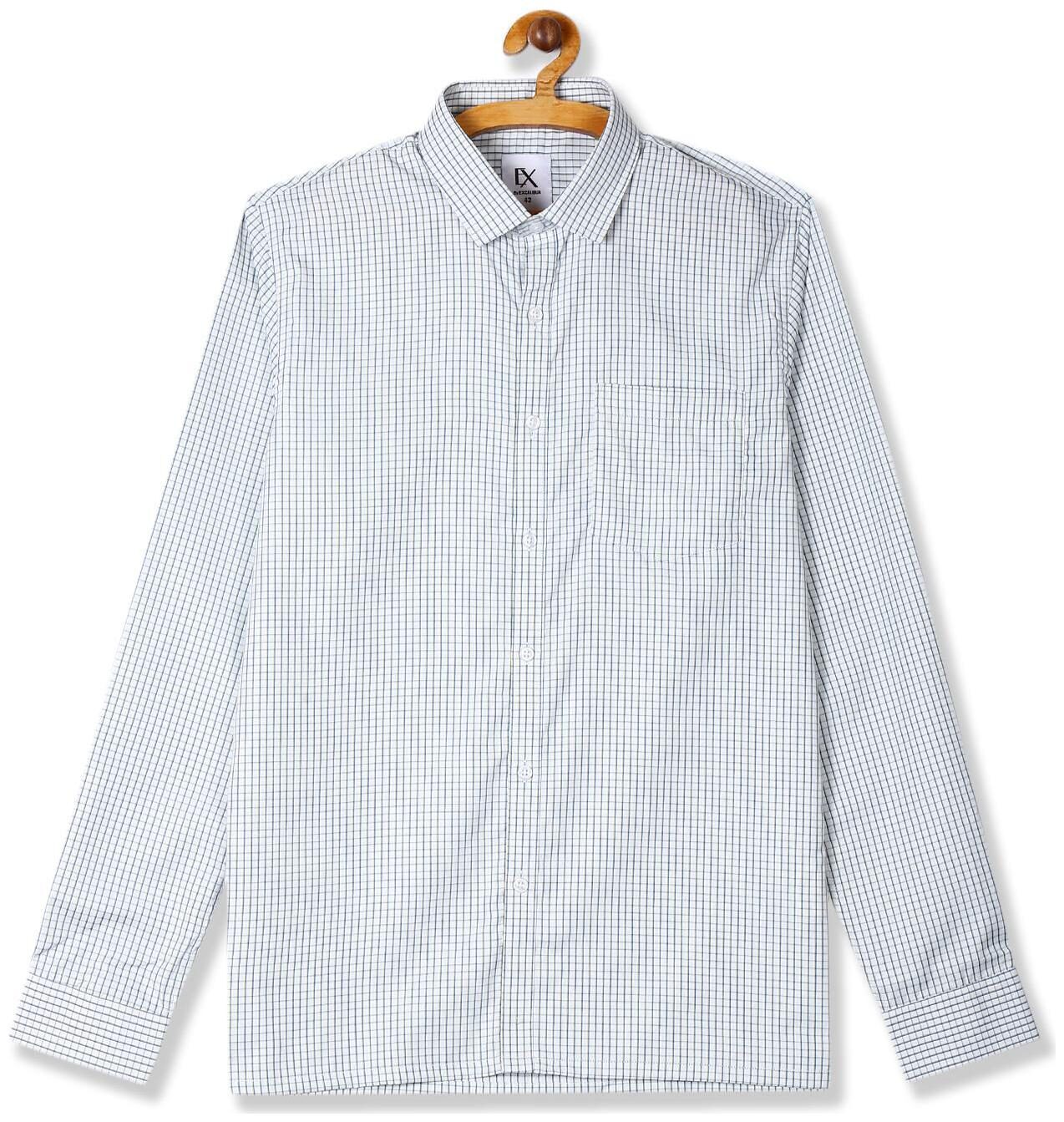 

Excalibur Men Regular fit Formal Shirt - White