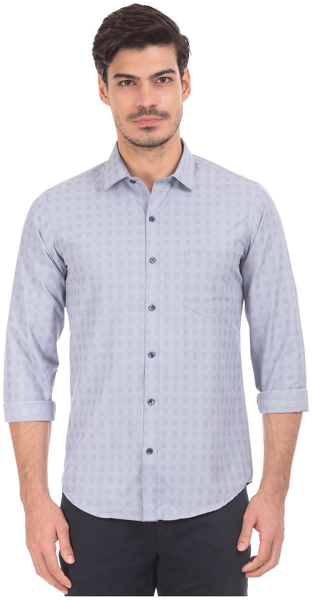 

Excalibur Men Slim fit Formal Shirt - Blue