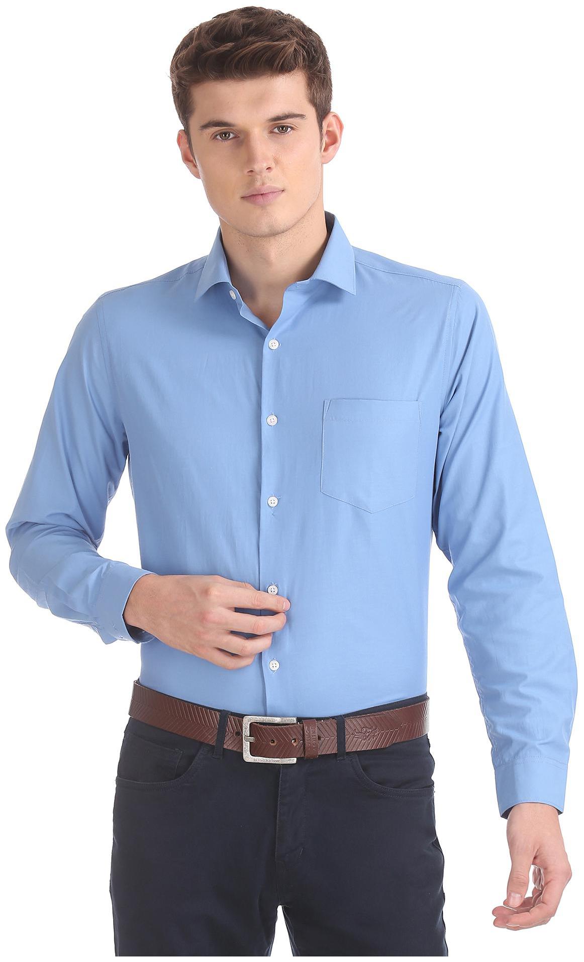 

Excalibur Men Regular fit Formal Shirt - Blue
