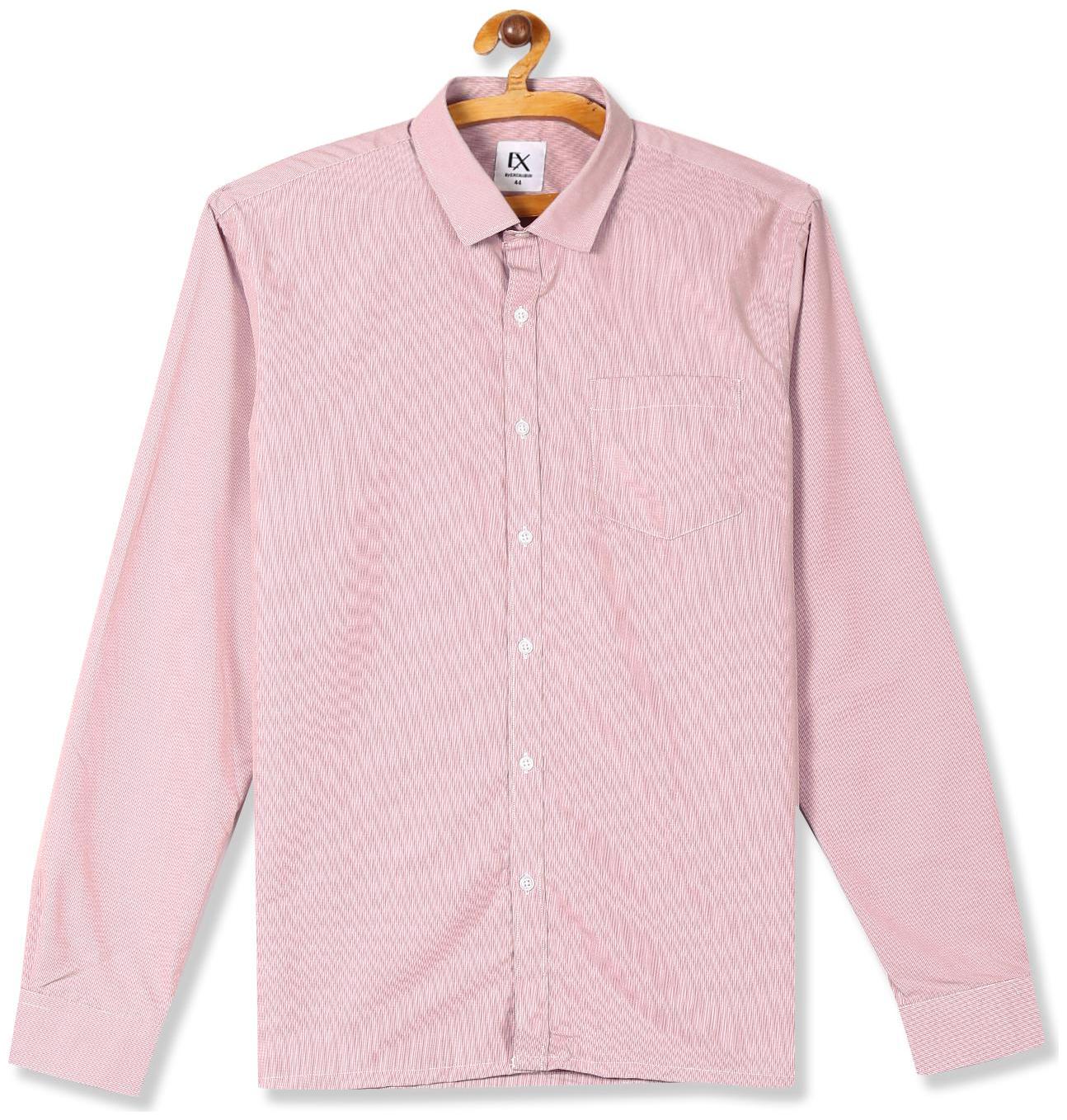 

Excalibur Men Regular fit Formal Shirt - Red