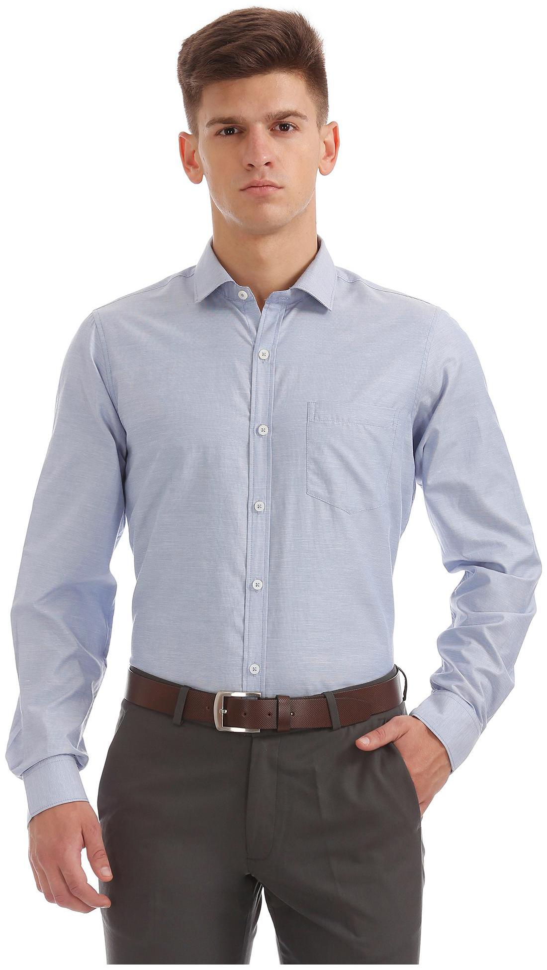

Excalibur Men Regular fit Formal Shirt - Blue