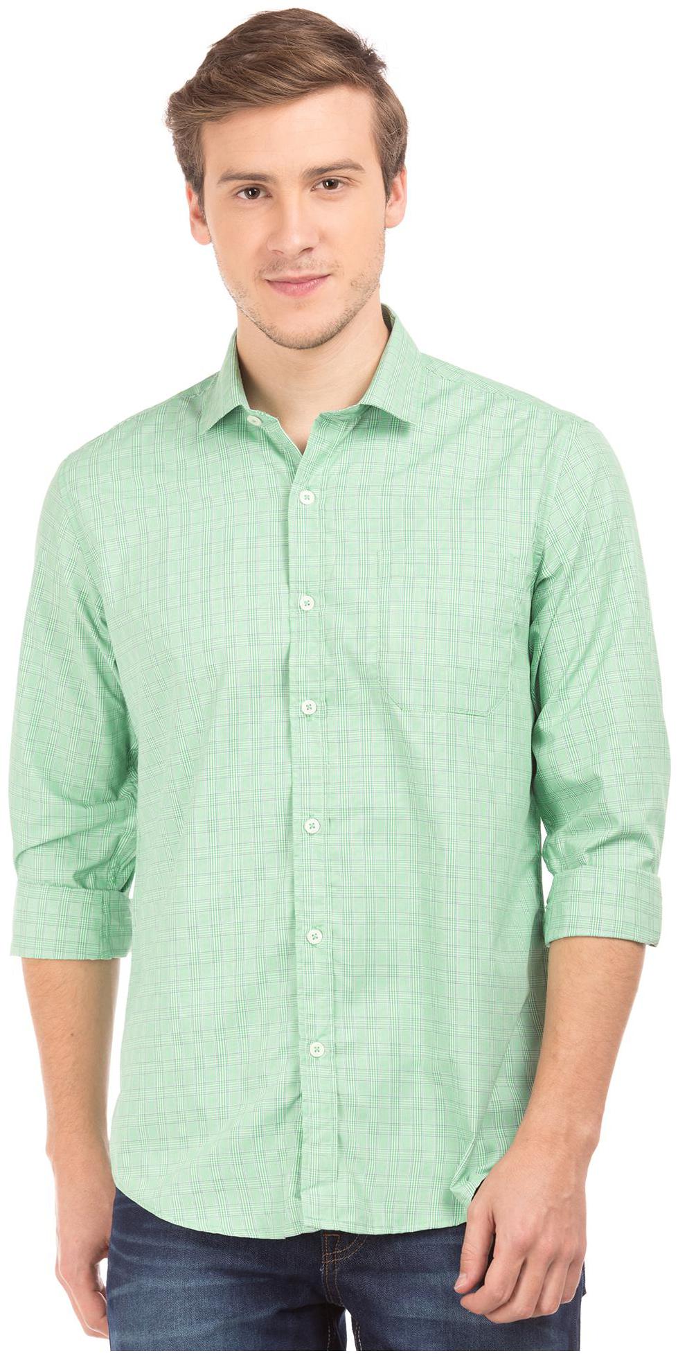 

Excalibur Men Regular fit Formal Shirt - Green