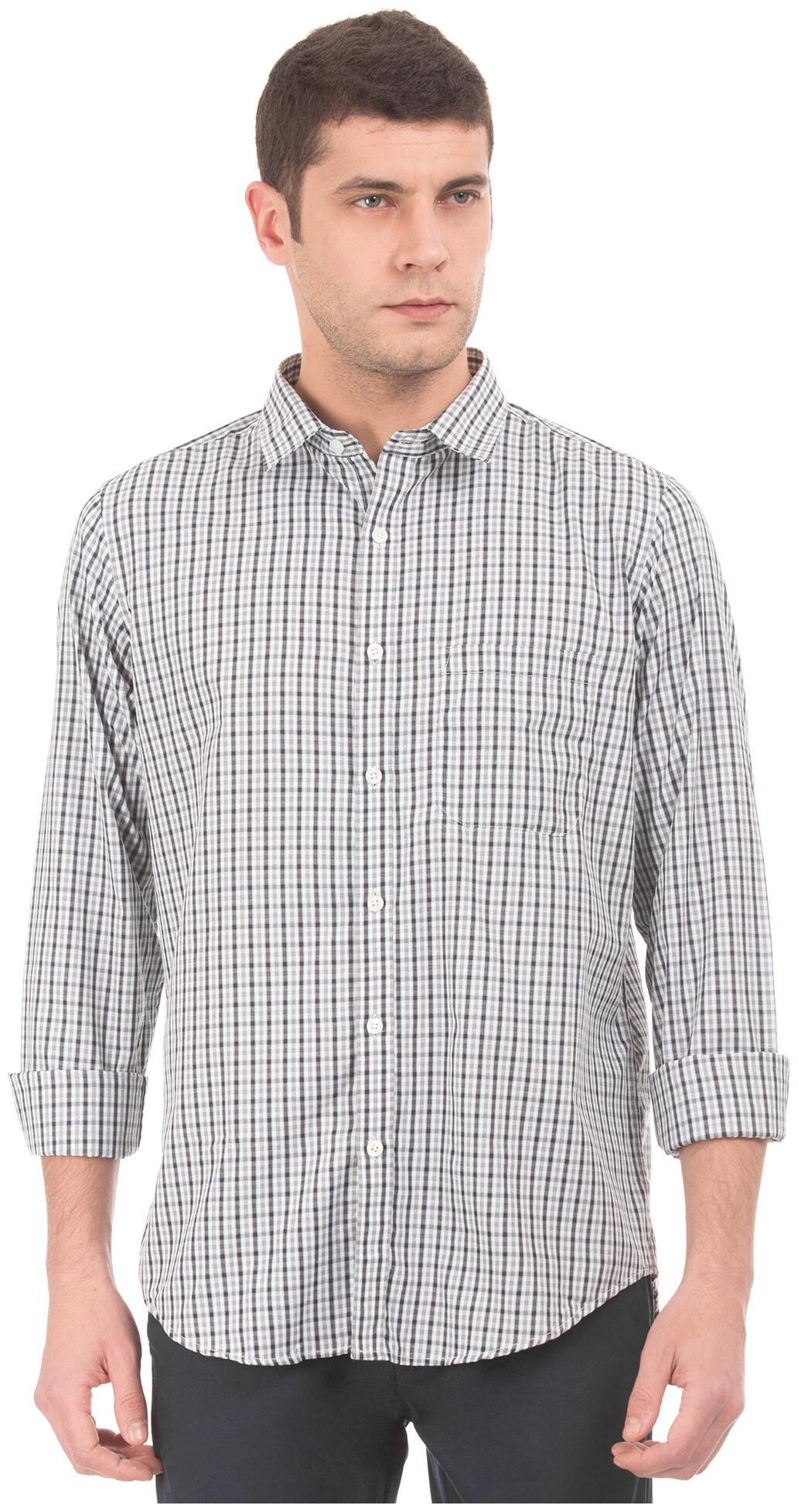 

Excalibur Men Slim fit Formal Shirt - Grey