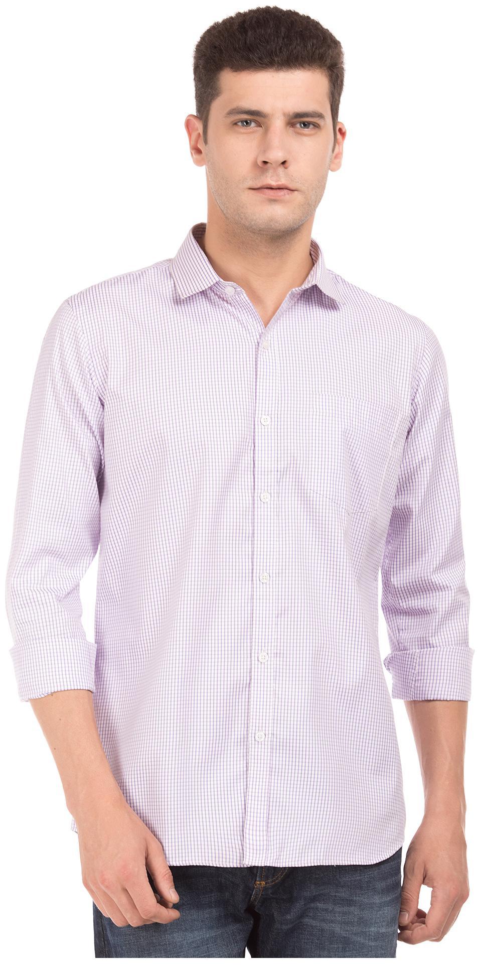 

Excalibur Men Slim fit Formal Shirt - White