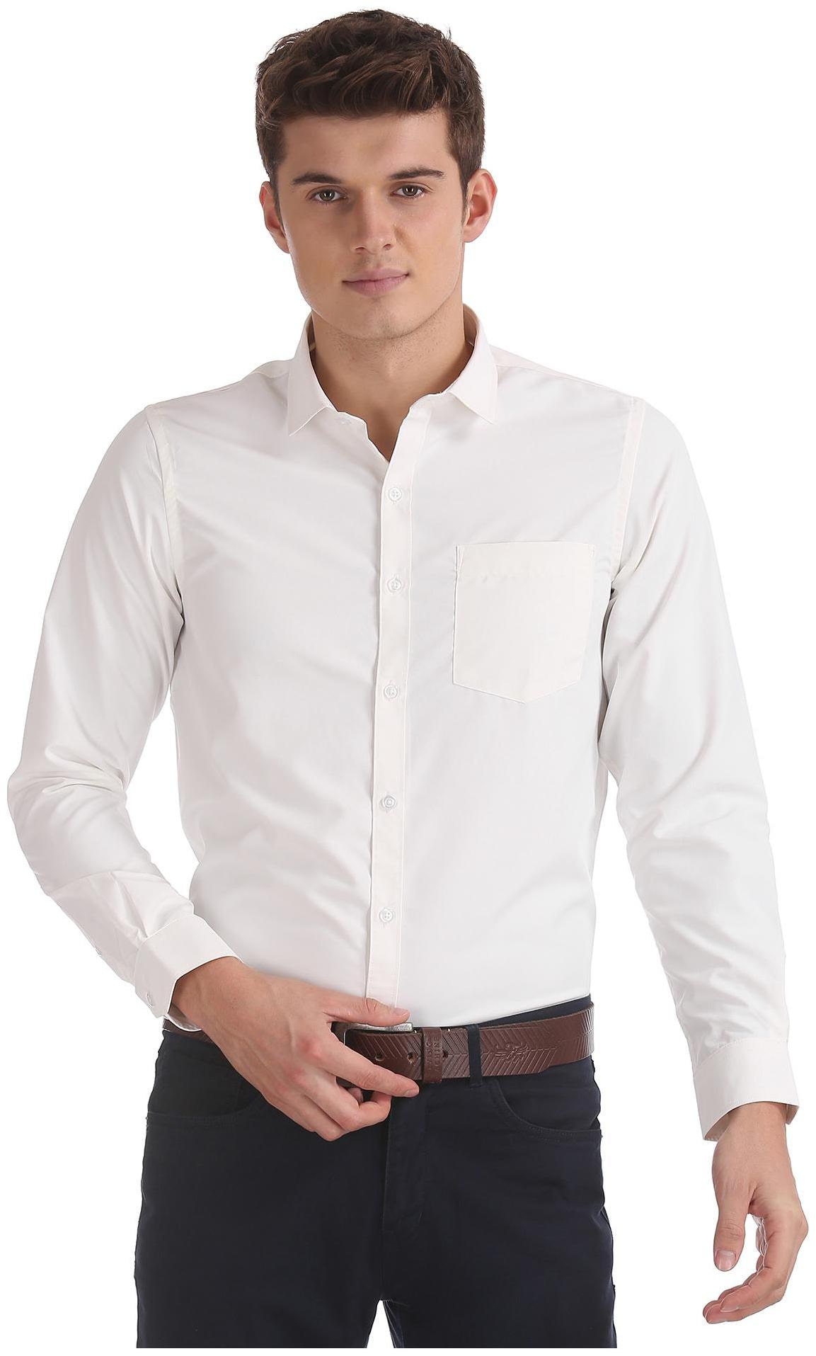 

Excalibur Men Regular fit Formal Shirt - White