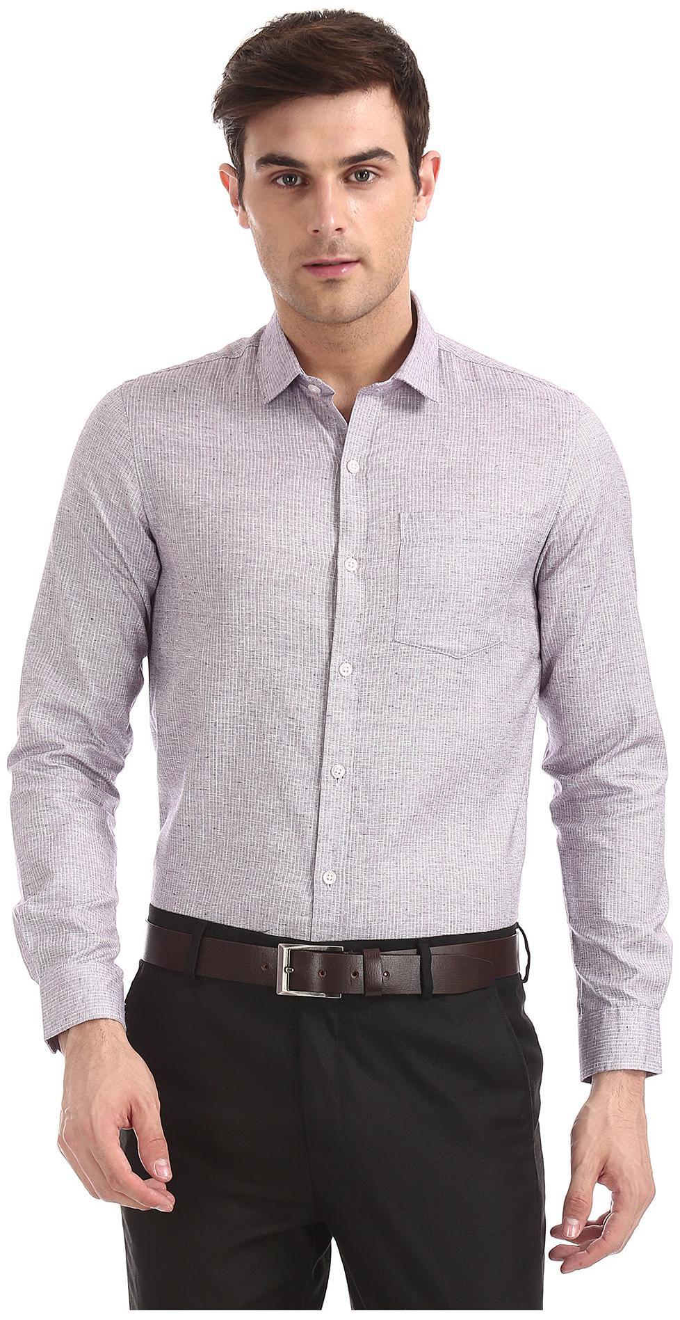 

Excalibur Men Regular fit Formal Shirt - Purple