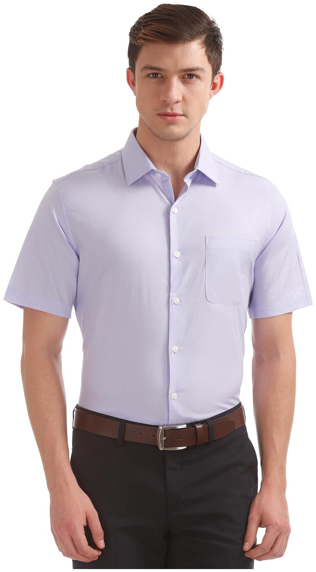 

Excalibur Men Regular fit Formal Shirt - Purple