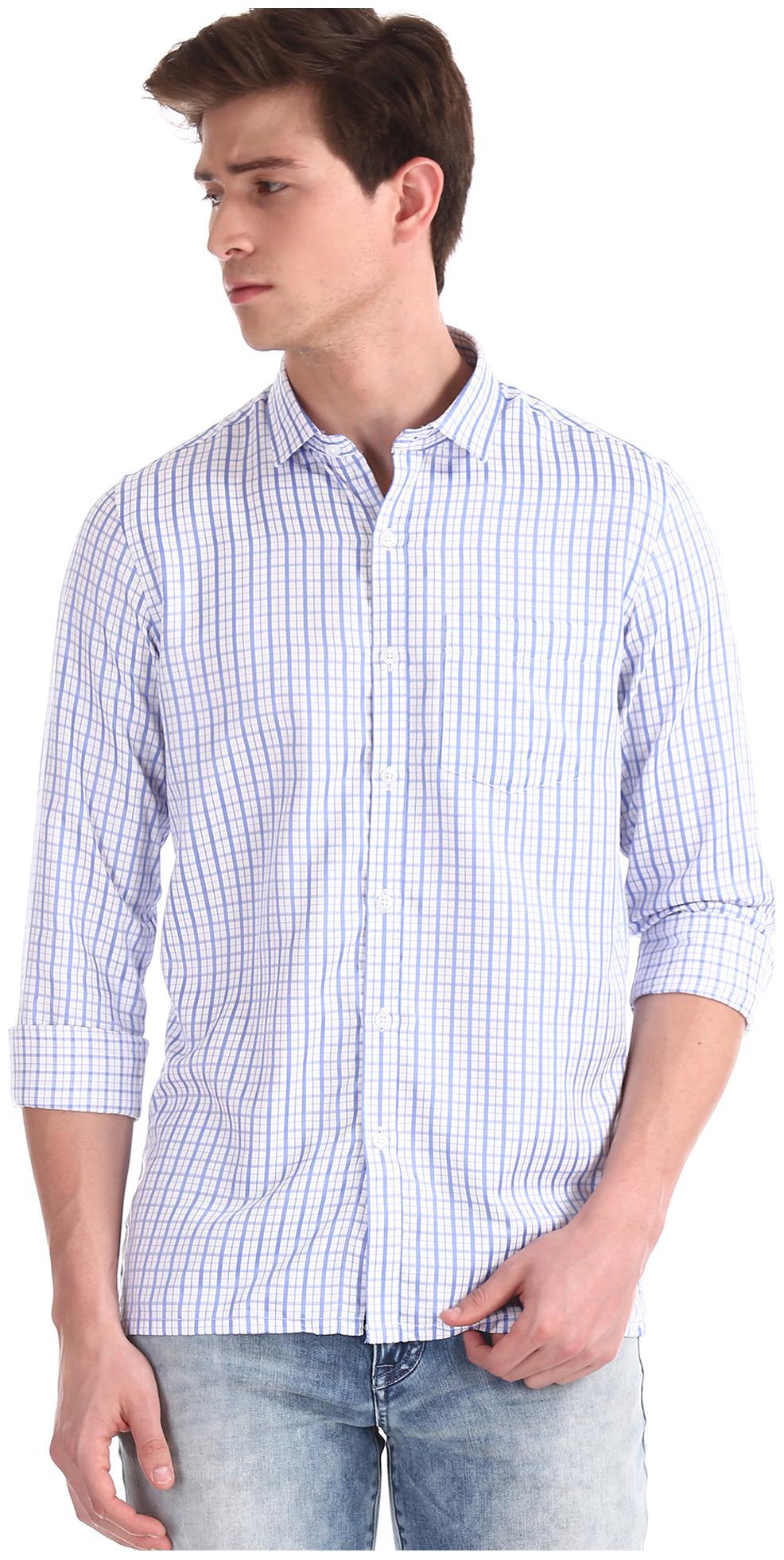 

Excalibur Men Regular fit Formal Shirt - Blue