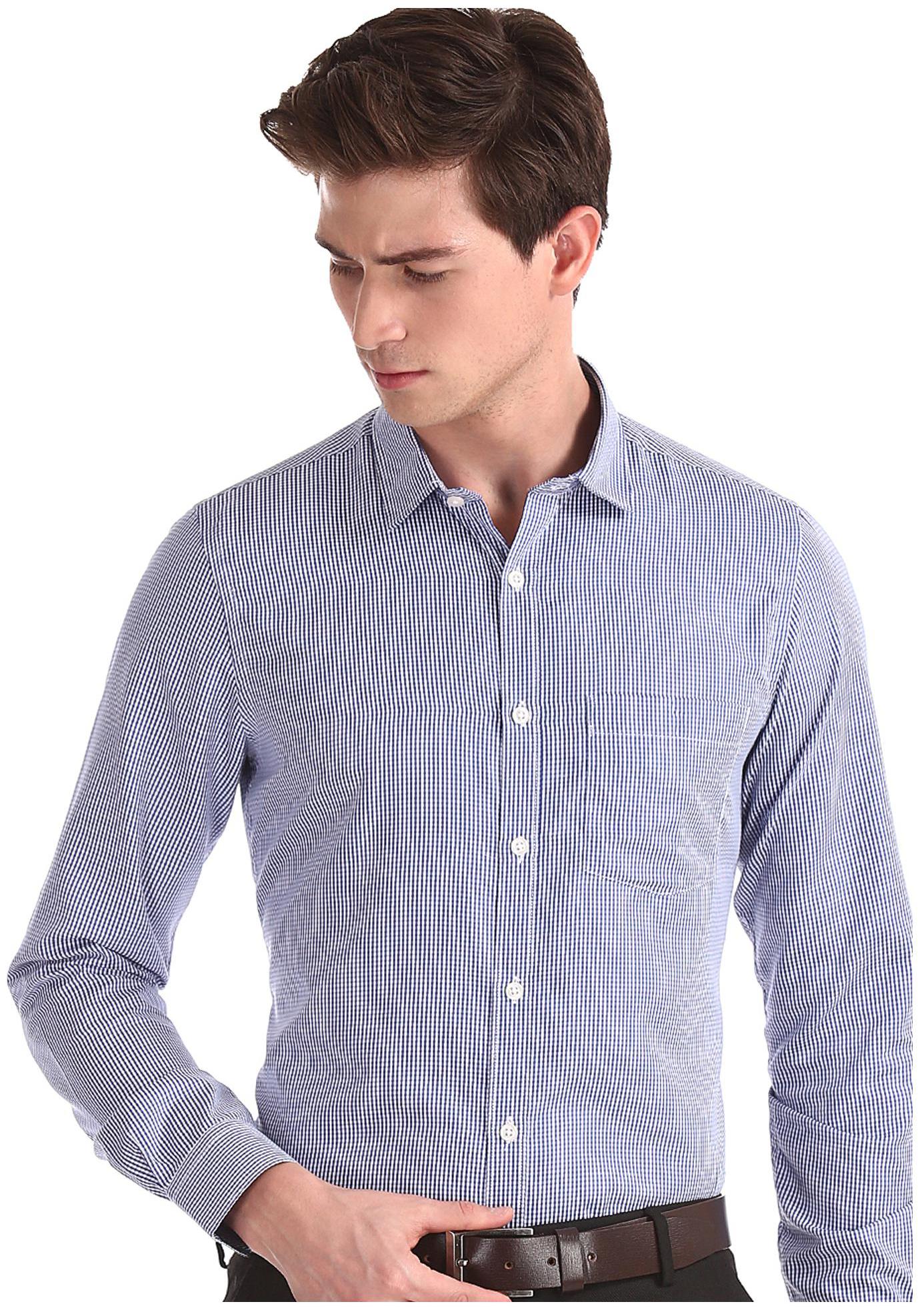 

Excalibur Men Regular fit Formal Shirt - Blue