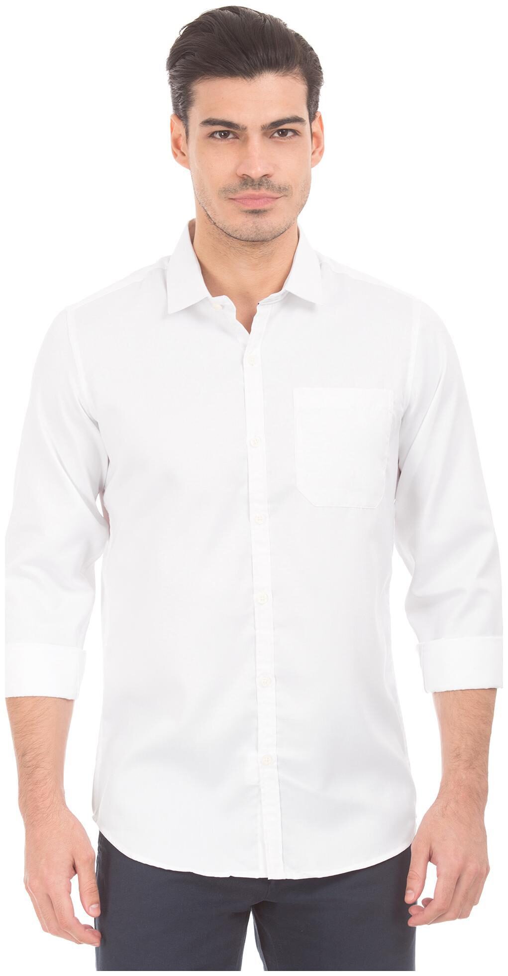 

Excalibur Men Slim fit Formal Shirt - White