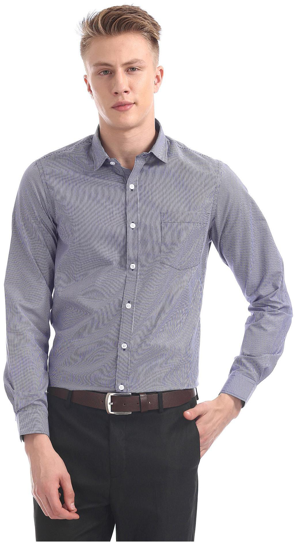 

Excalibur Men Regular fit Formal Shirt - Blue